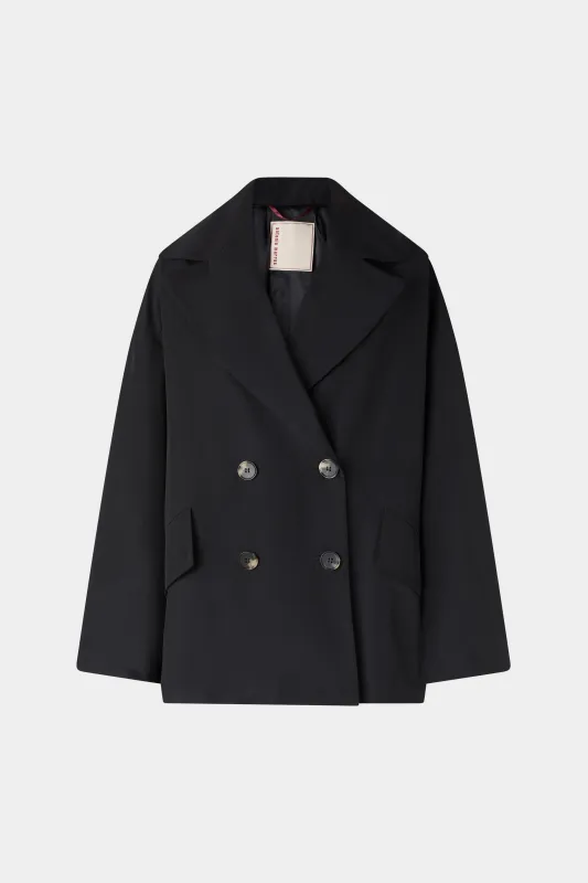 Short Trench Coat Black made by Antonio Marras