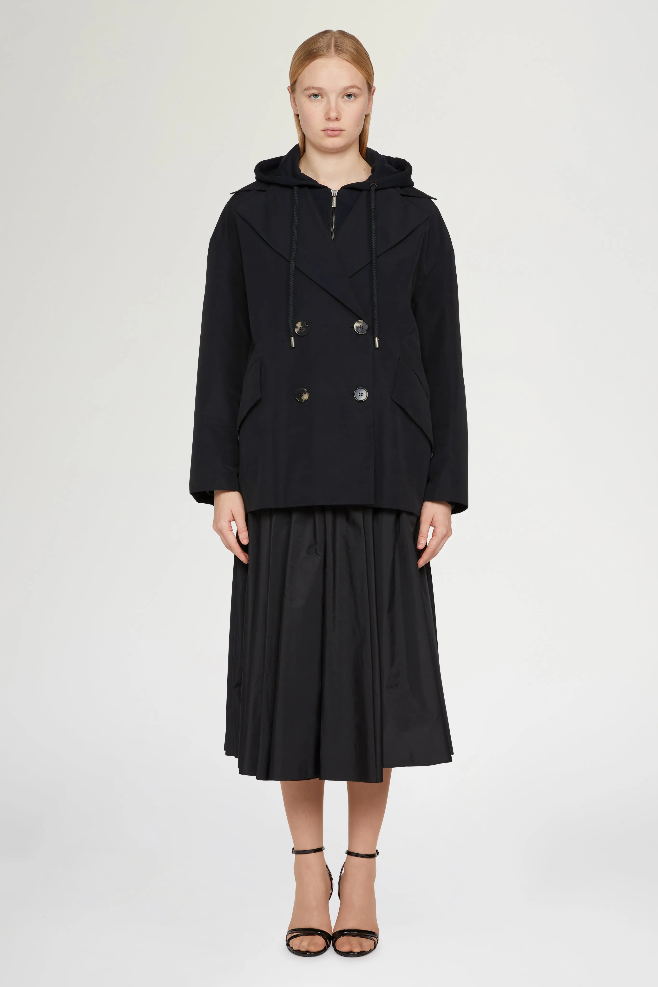Short Trench Coat Black sold by Antonio Marras product image thumbnail 2