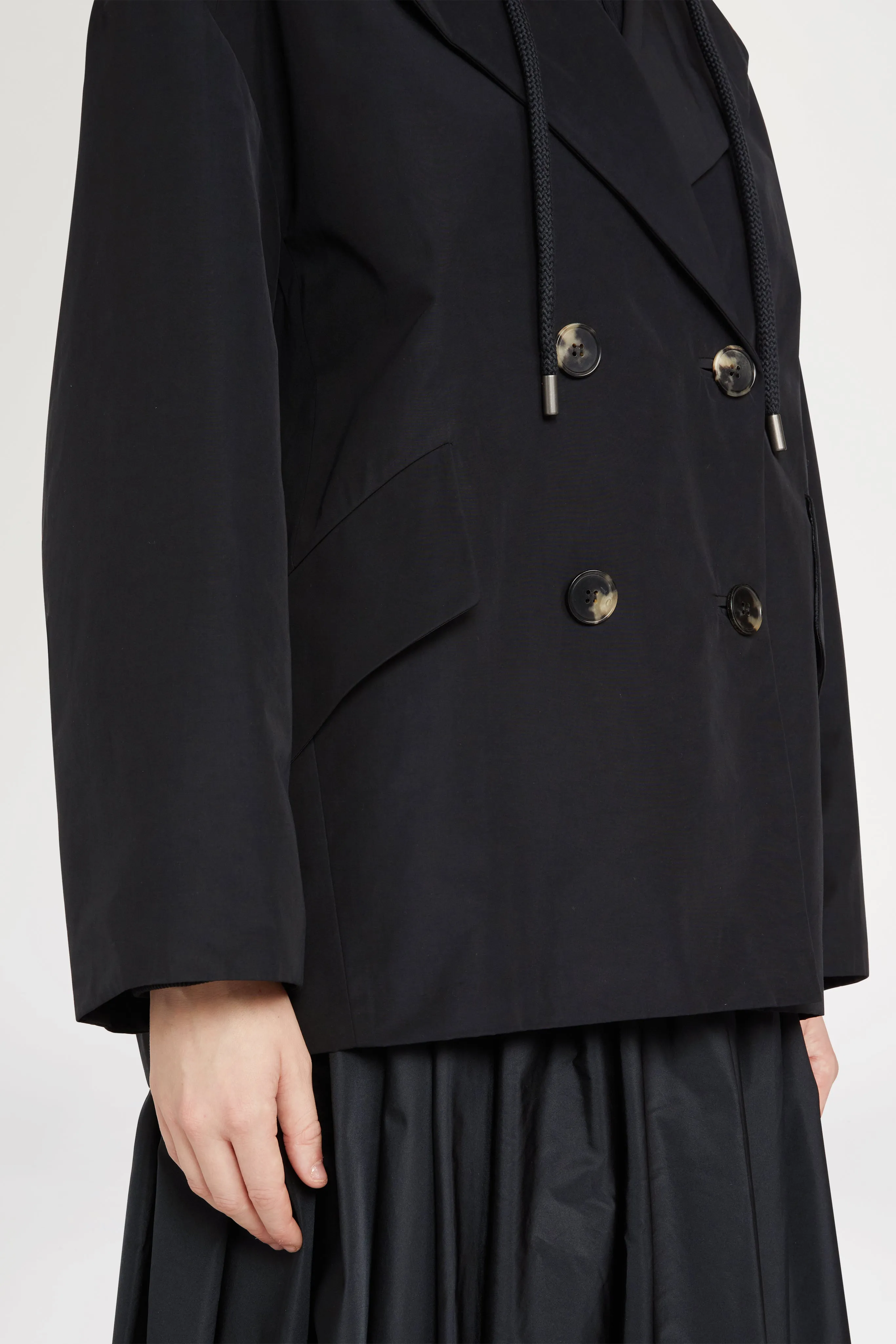 Short Trench Coat Black sold by Antonio Marras product image thumbnail 4
