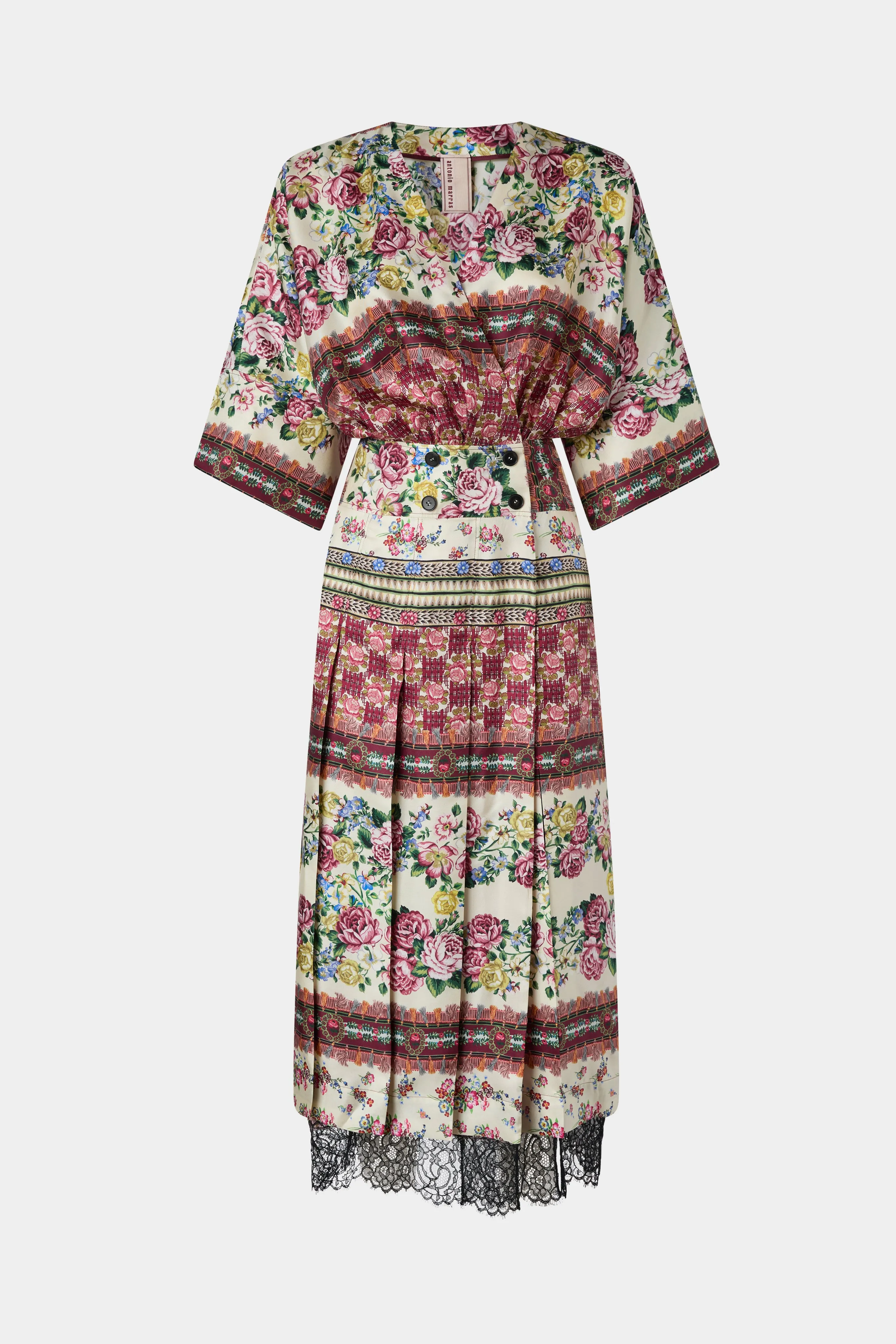 Wrap Silk Dress Folk Ballad sold by Antonio Marras