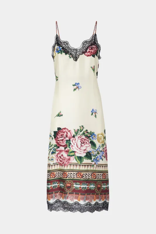 Midi Silk Dress Folk Ballad sold by Antonio Marras