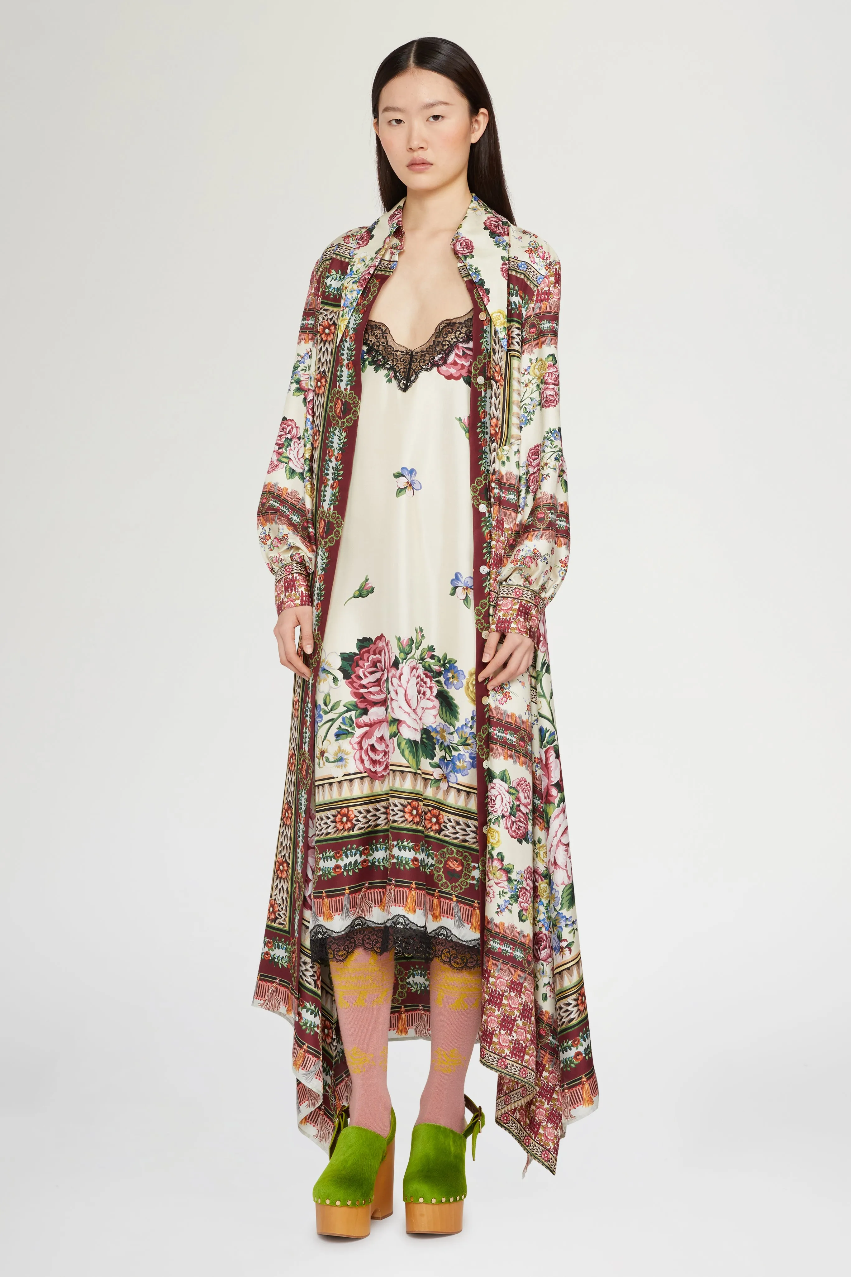 Midi Silk Dress Folk Ballad sold by Antonio Marras product image thumbnail 2