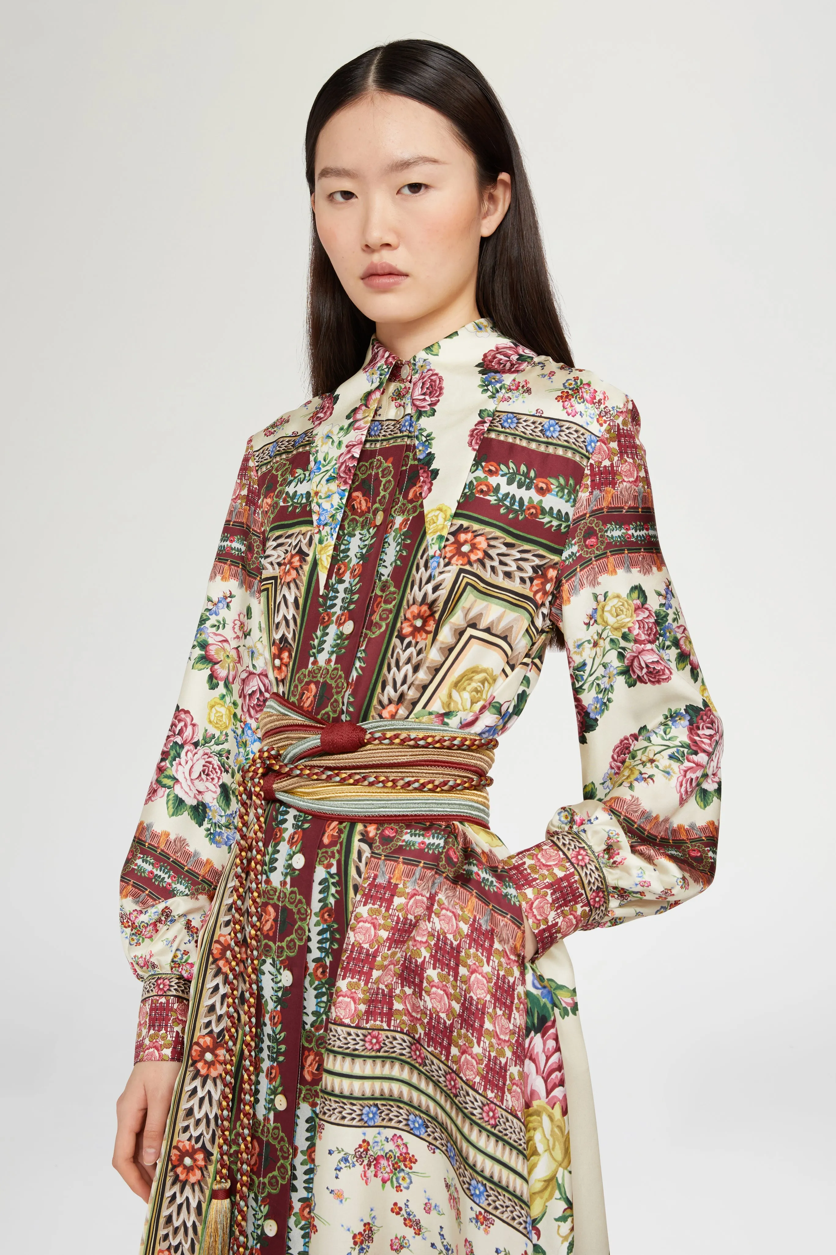 Long Silk Dress Folk Ballad sold by Antonio Marras product image thumbnail 4