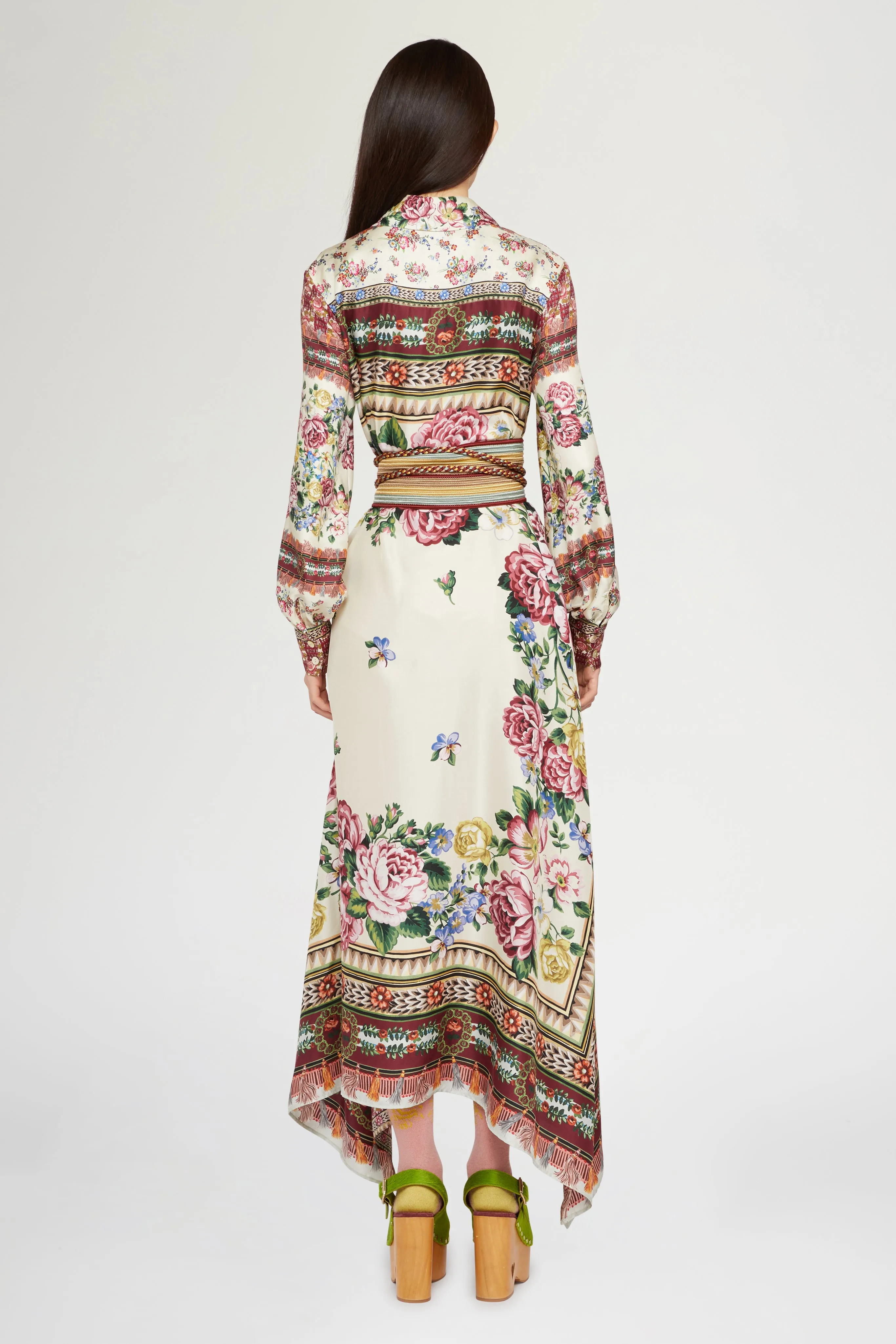 Long Silk Dress Folk Ballad sold by Antonio Marras product image thumbnail 3