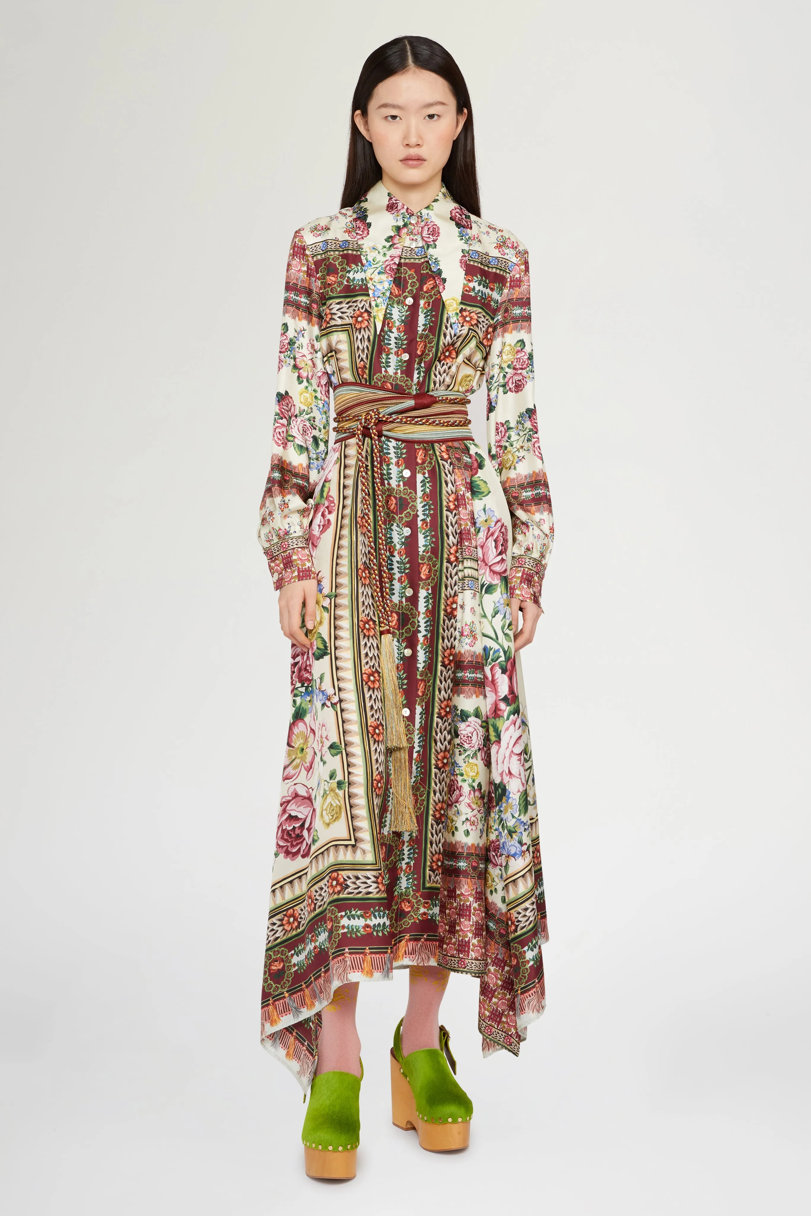 Long Silk Dress Folk Ballad sold by Antonio Marras product image thumbnail 2