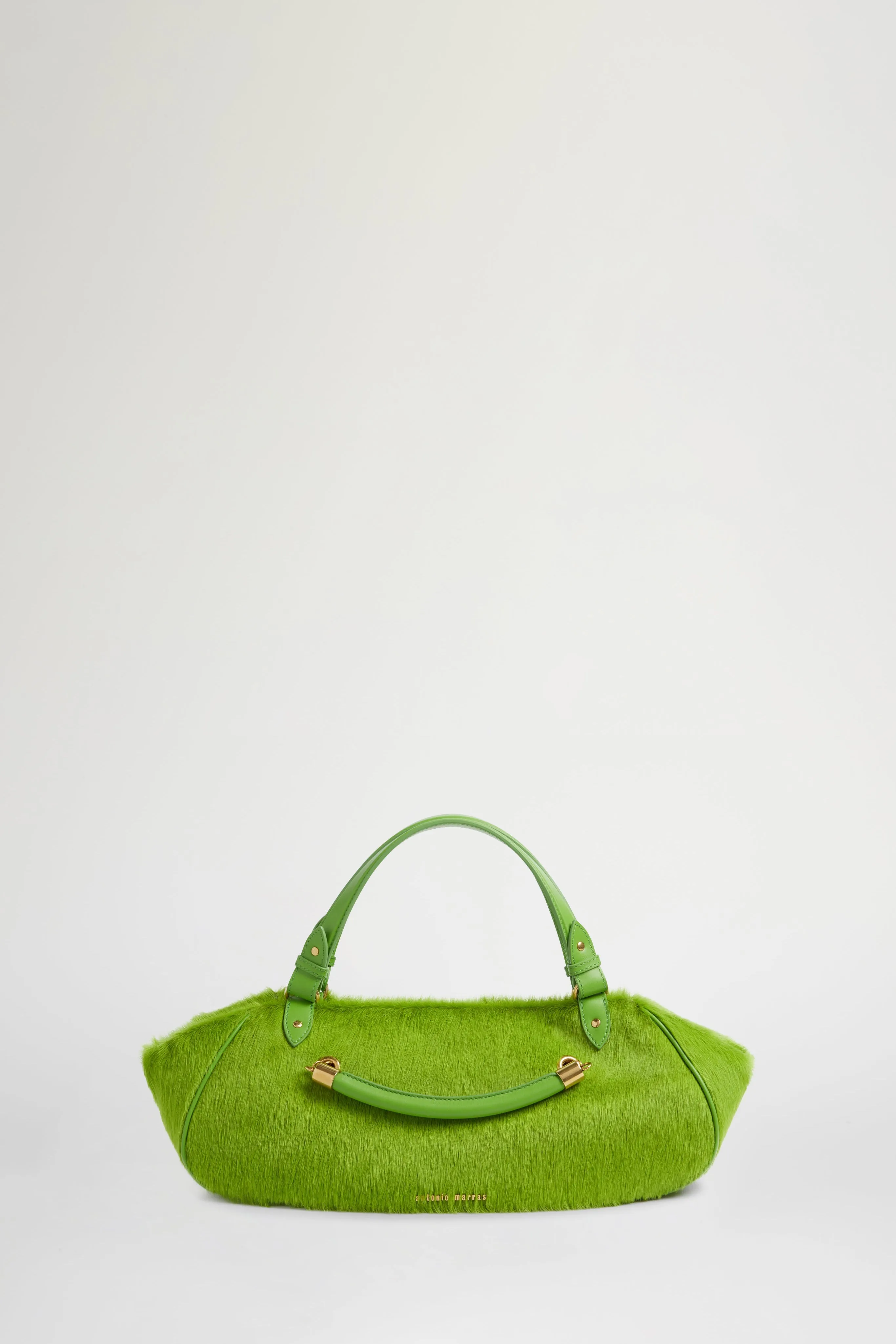 Green Antine Pony-Effect Bag sold by Antonio Marras
