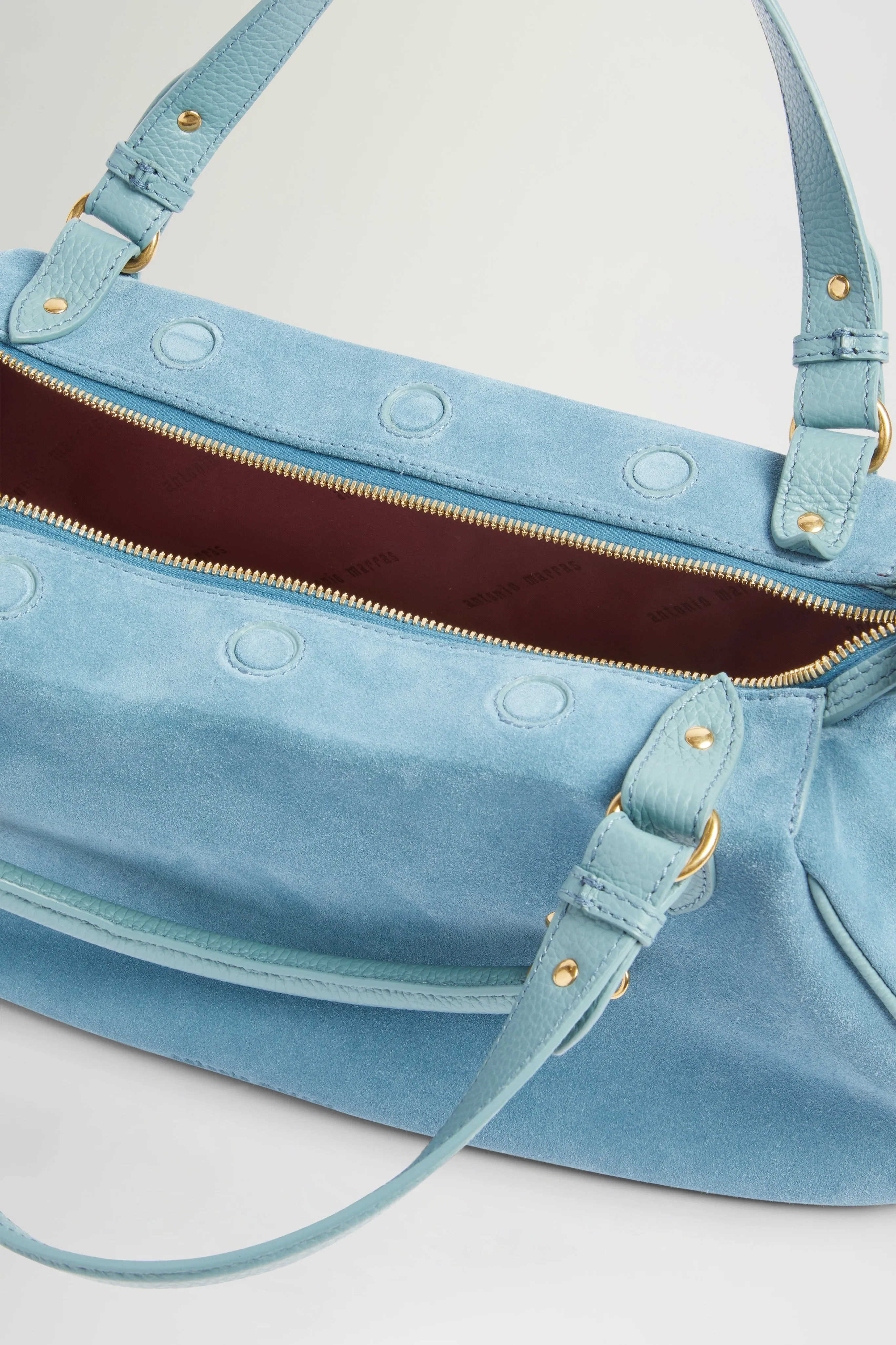 Light Blue Antine Suede Bag sold by Antonio Marras product image thumbnail 4
