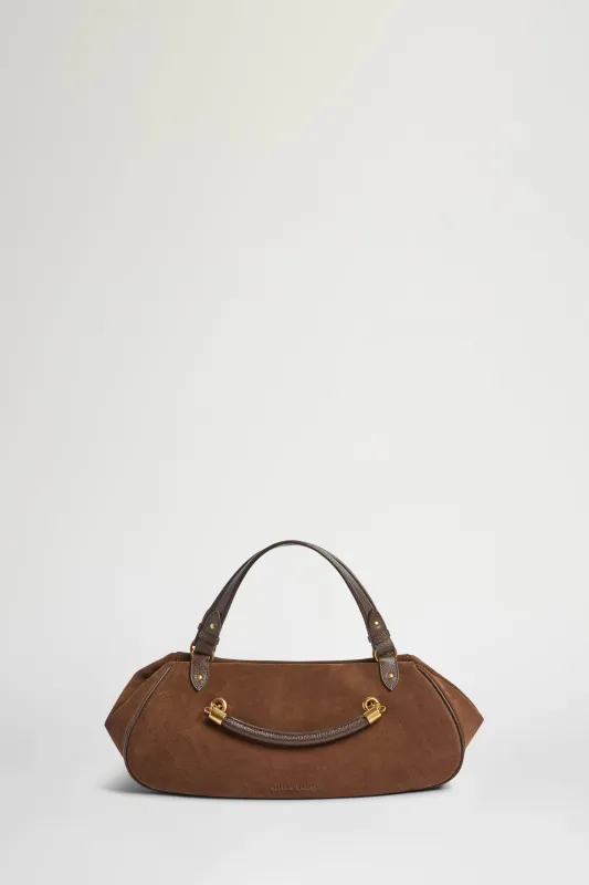 Brown Antine Suede Bag sold by Antonio Marras