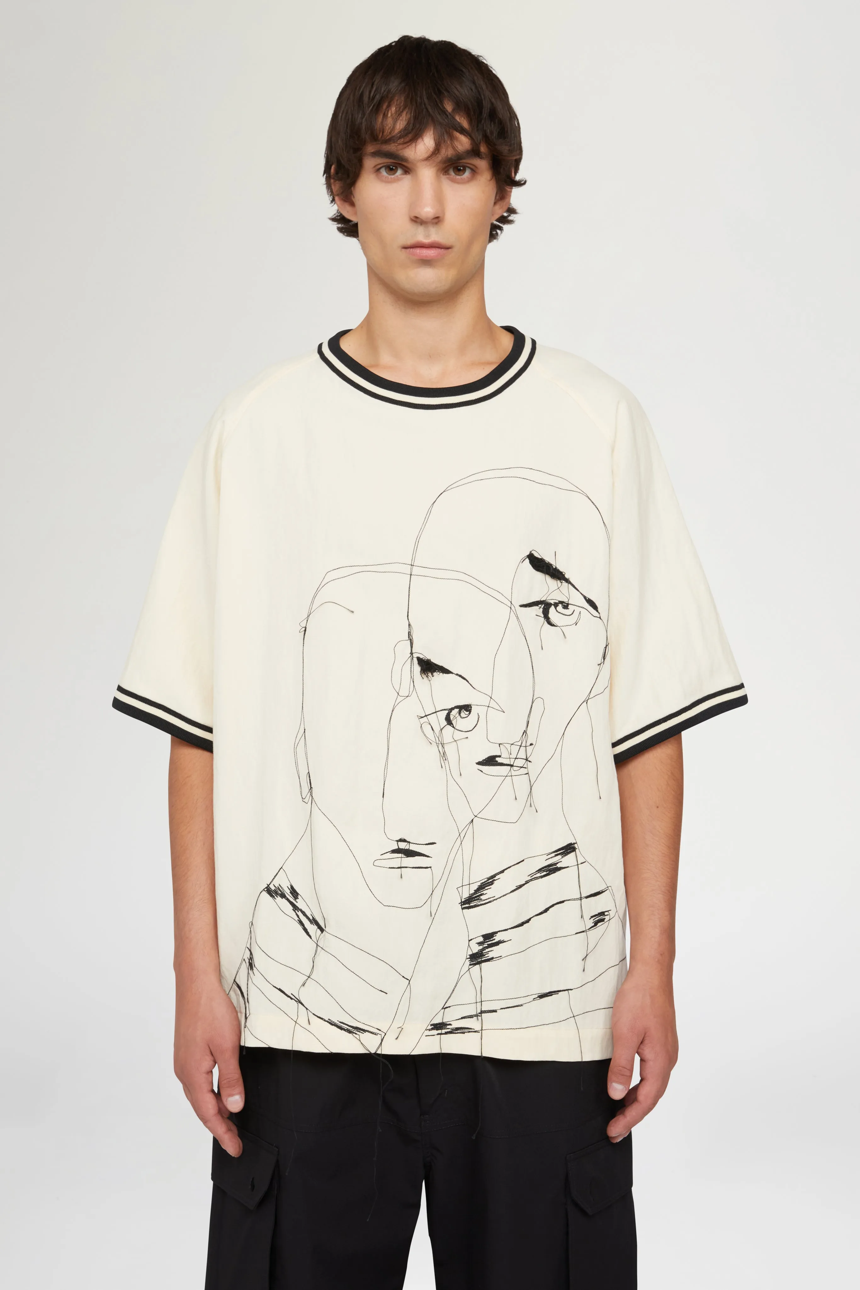 Cream Cotton T-shirt sold by Antonio Marras product image thumbnail 3