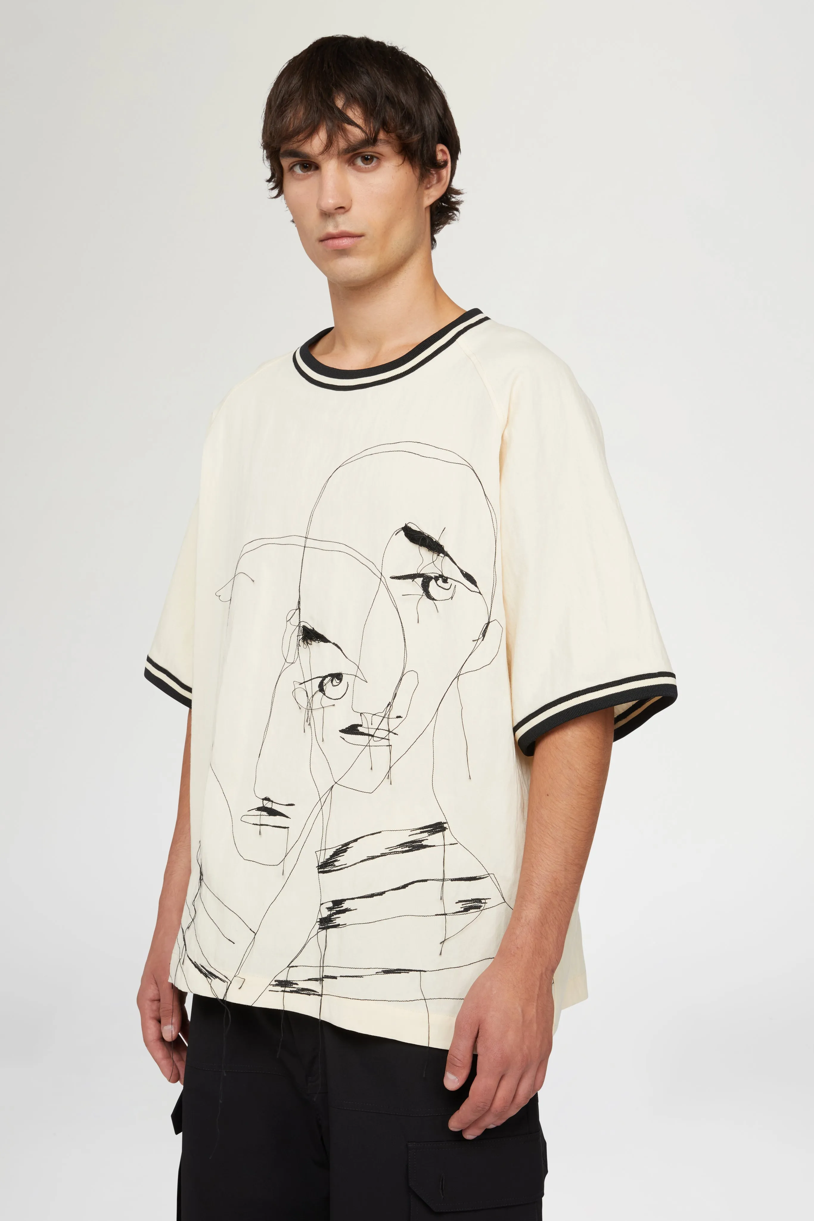 Cream Cotton T-shirt sold by Antonio Marras product image thumbnail 4