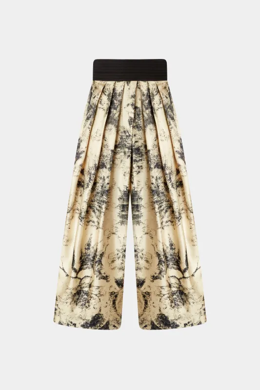 Wide-Leg Pants Tropical Print sold by Antonio Marras