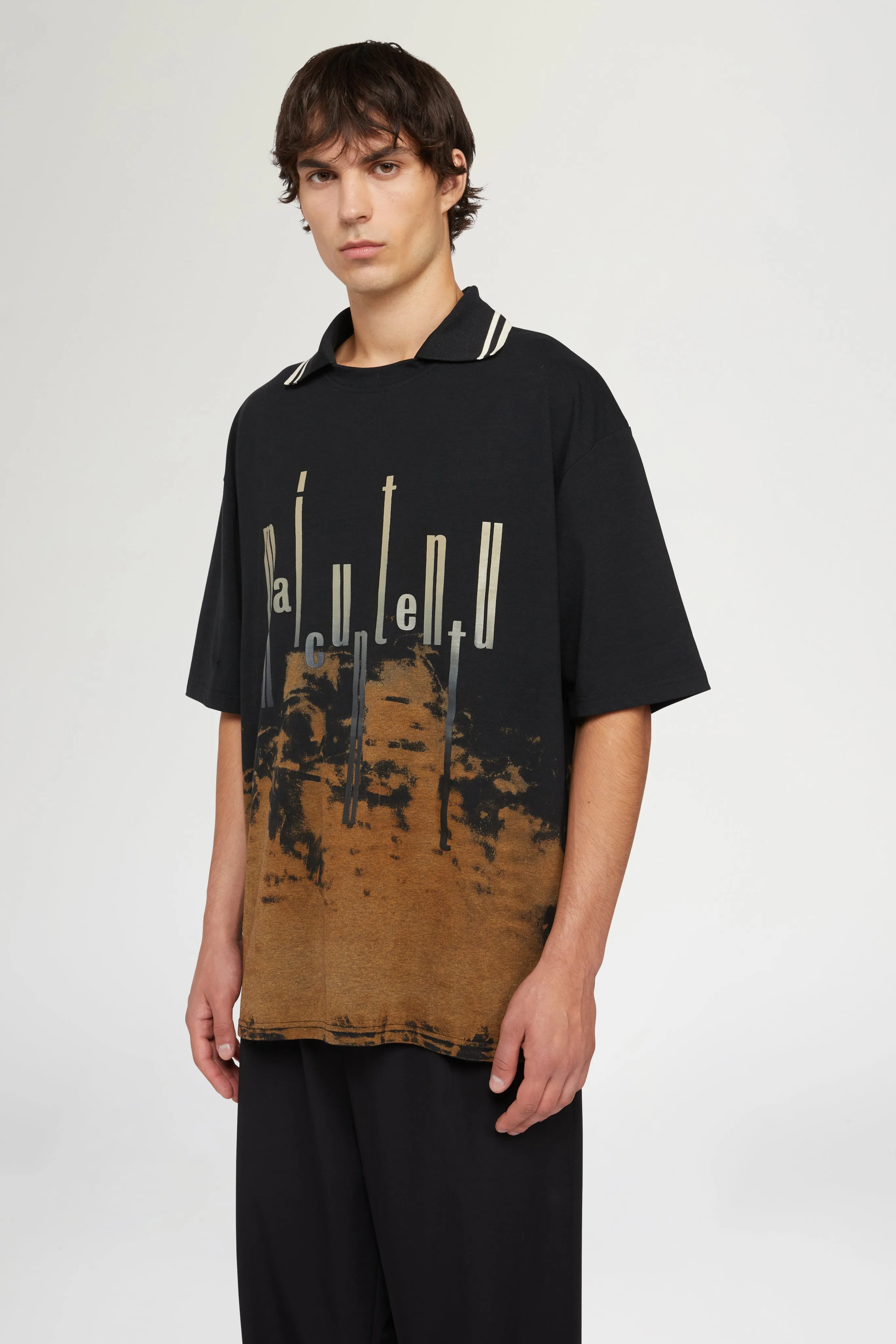Black & Brown Maicuntentu T-shirt sold by Antonio Marras product image thumbnail 4