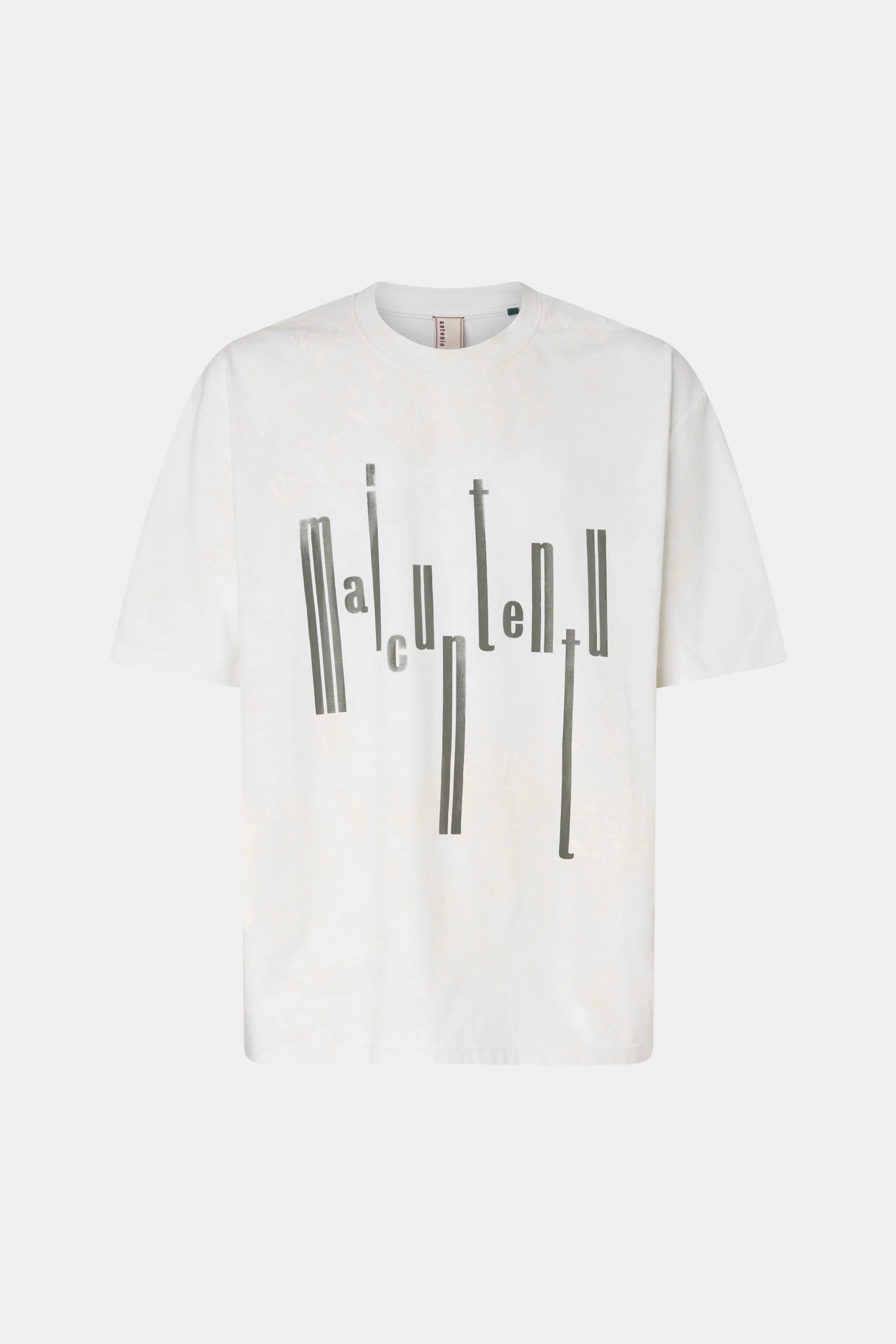 White Maicuntentu T-shirt sold by Antonio Marras