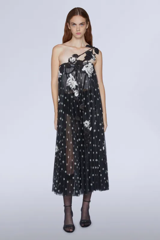 Midi Lace Dress with Embroidery sold by Antonio Marras