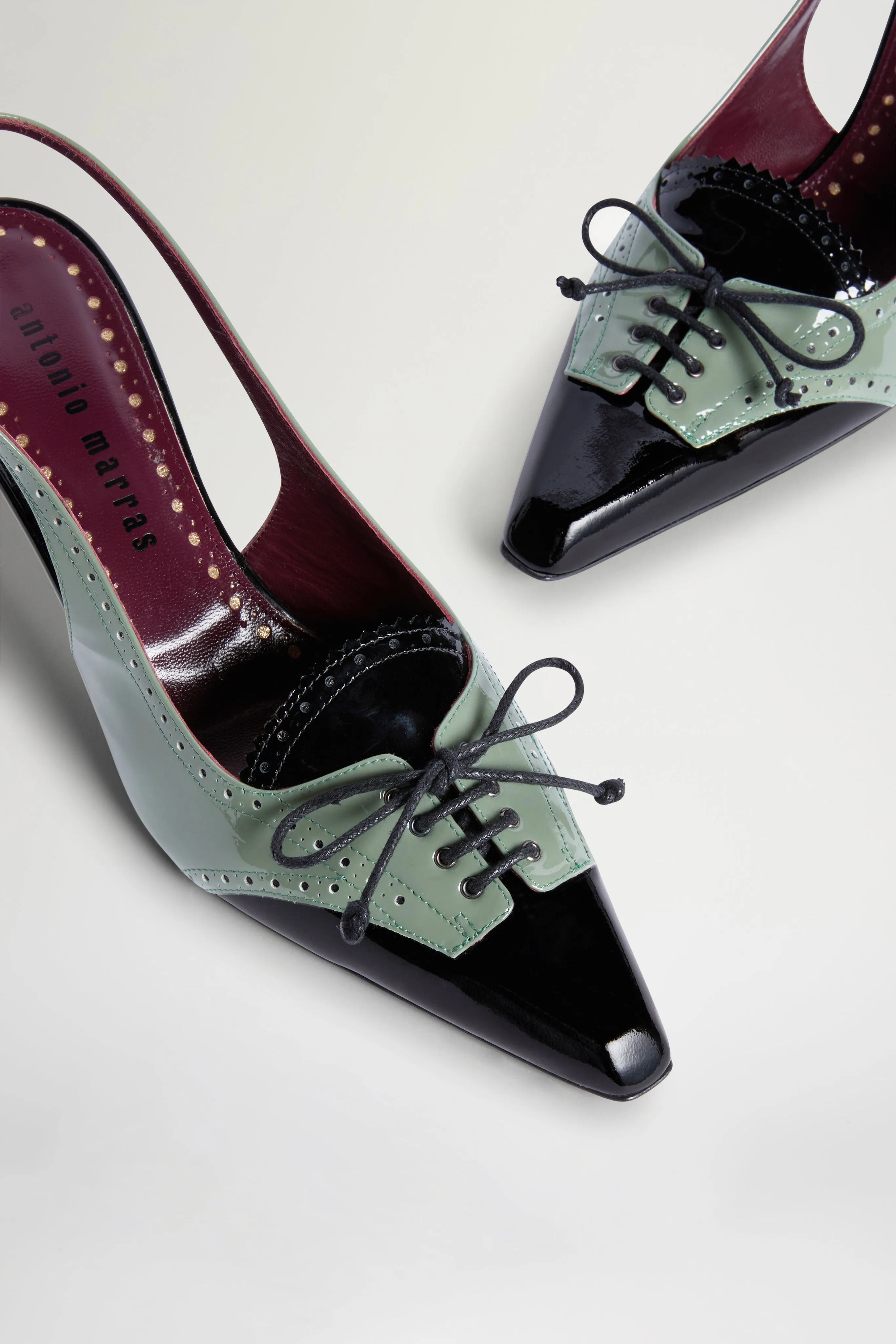 Black & Green Slingback sold by Antonio Marras product image thumbnail 4