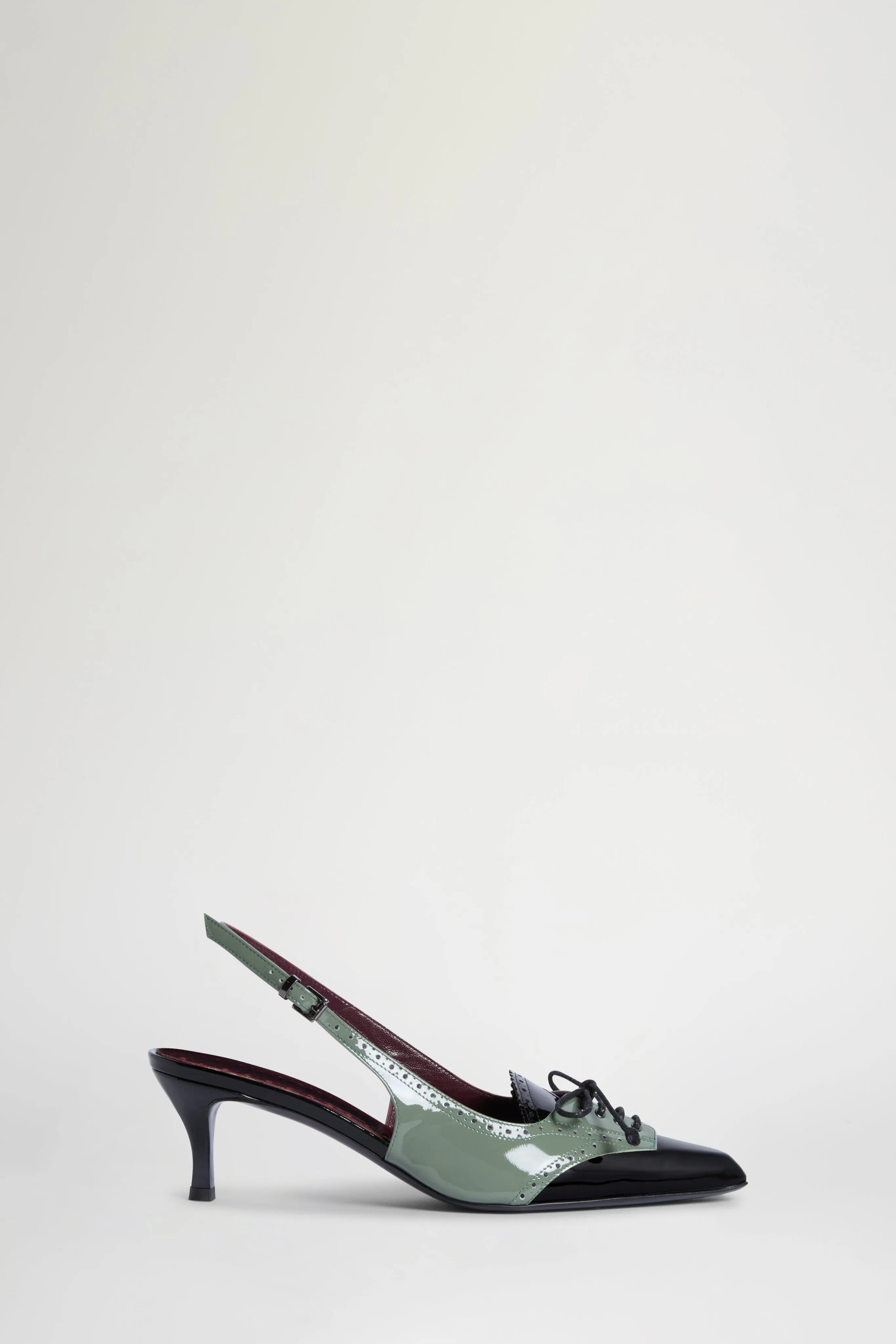 Black & Green Slingback sold by Antonio Marras