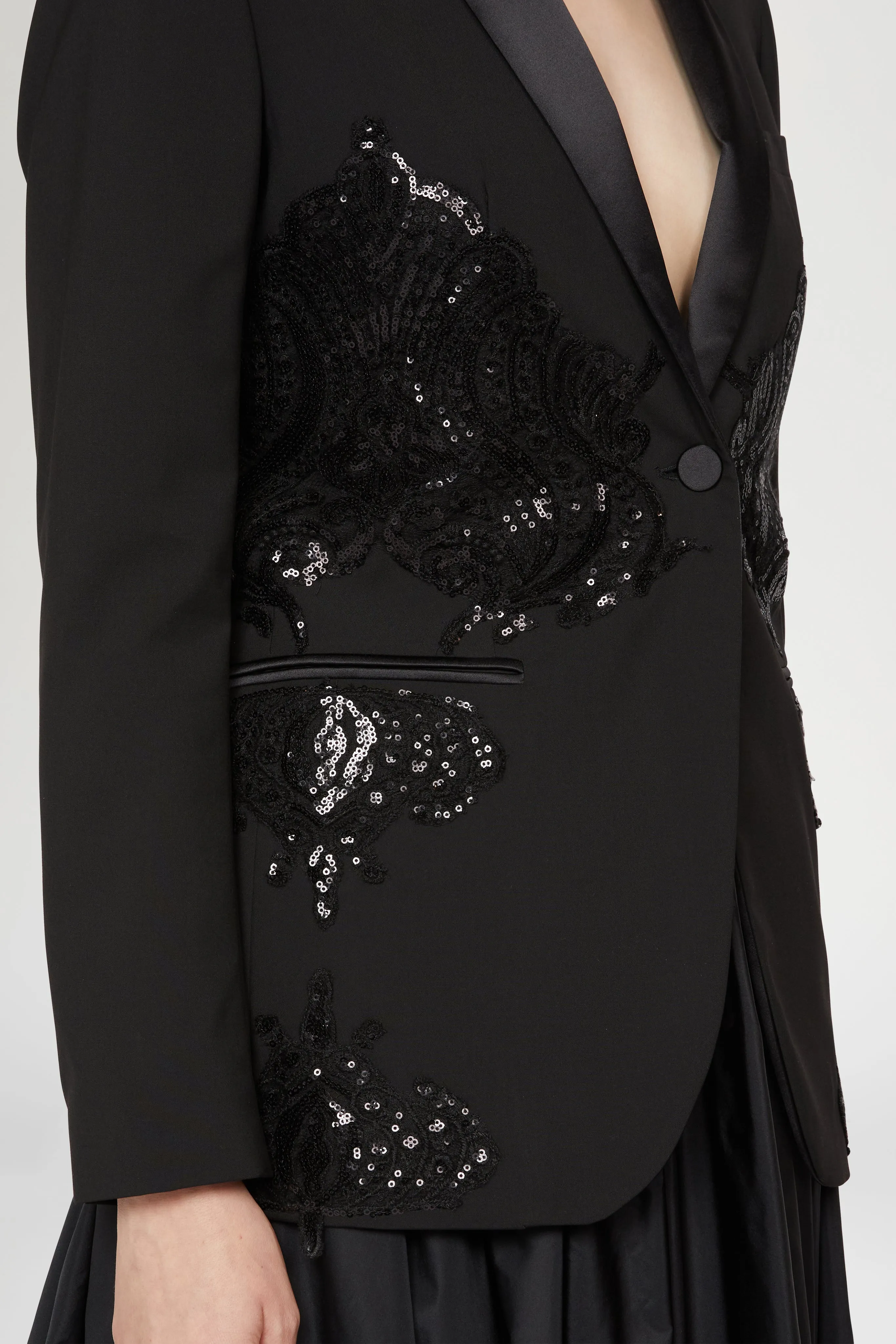 Black Blazer with Sequins sold by Antonio Marras product image thumbnail 4