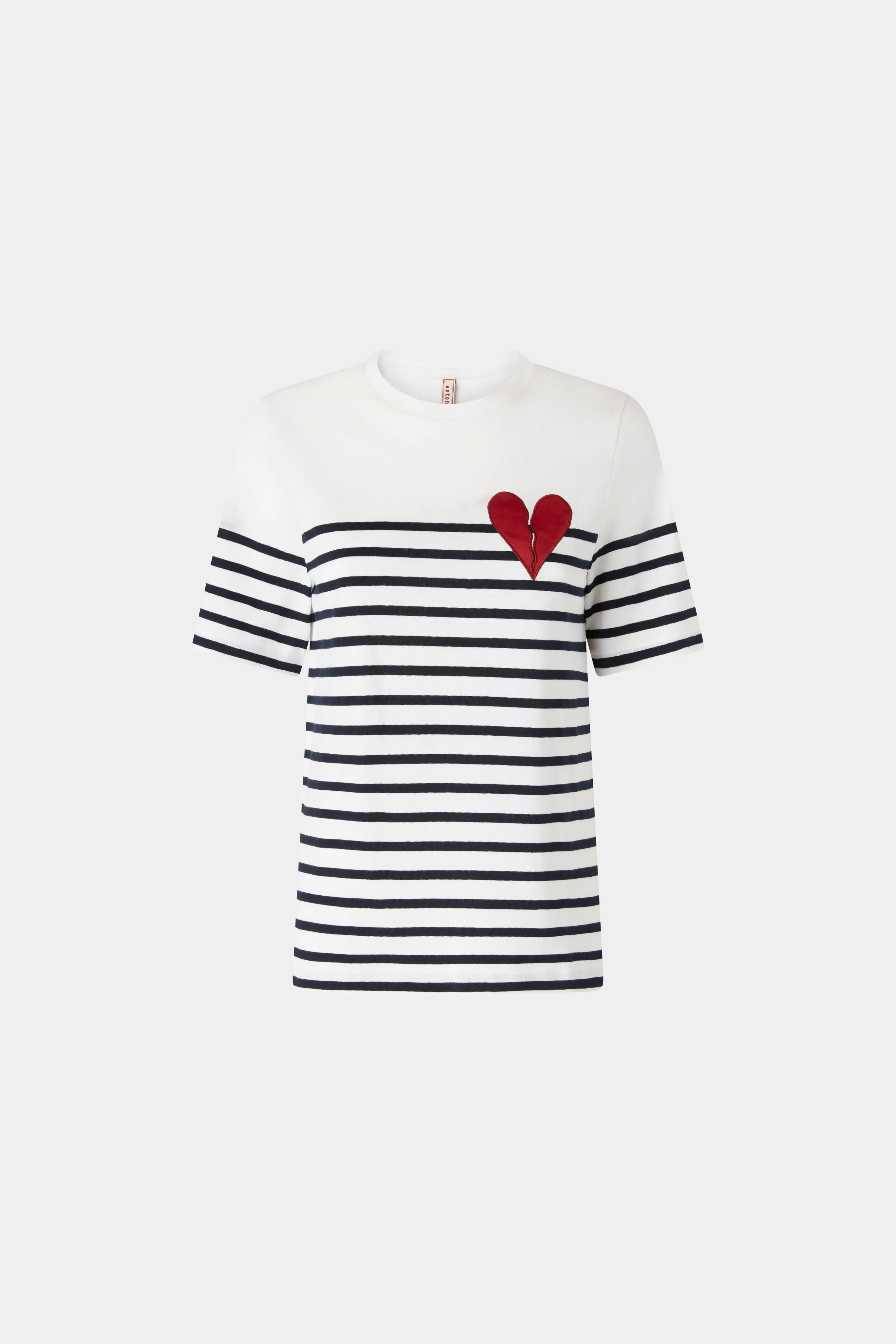 Broken Heart Stripe T-shirt sold by Antonio Marras