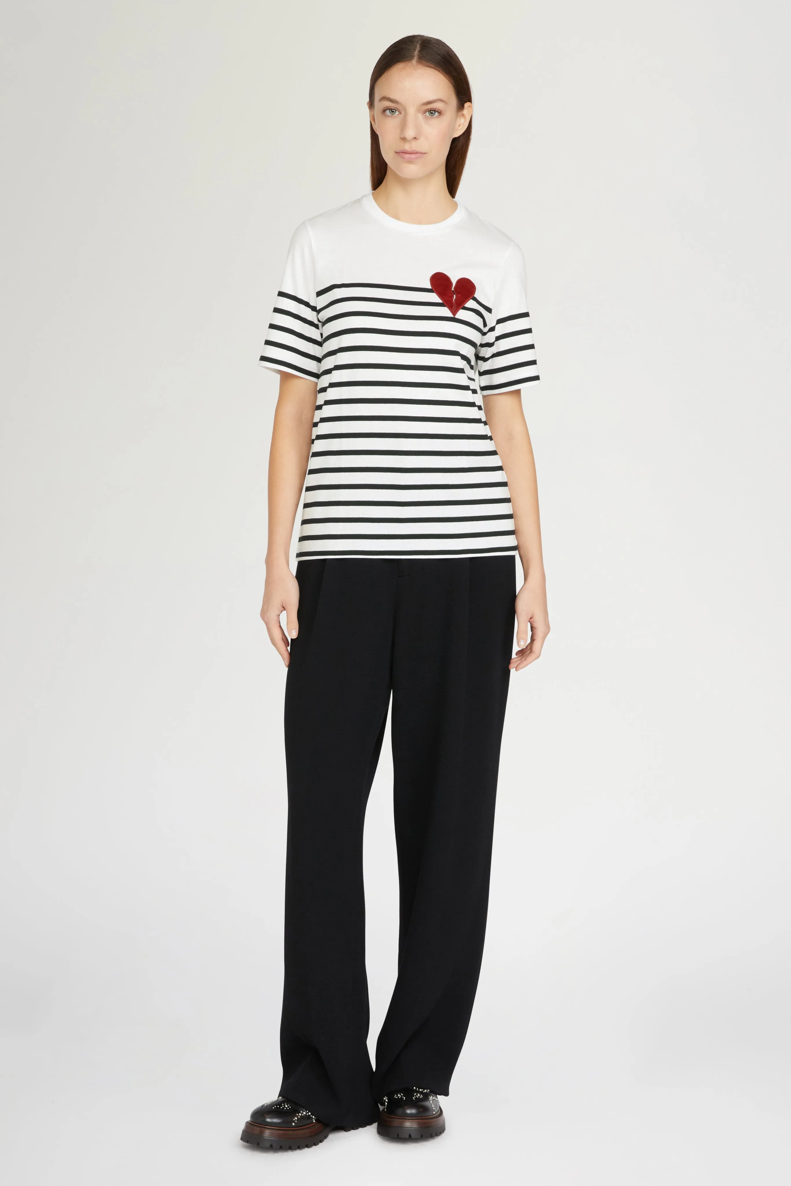 Broken Heart Stripe T-shirt sold by Antonio Marras product image thumbnail 3