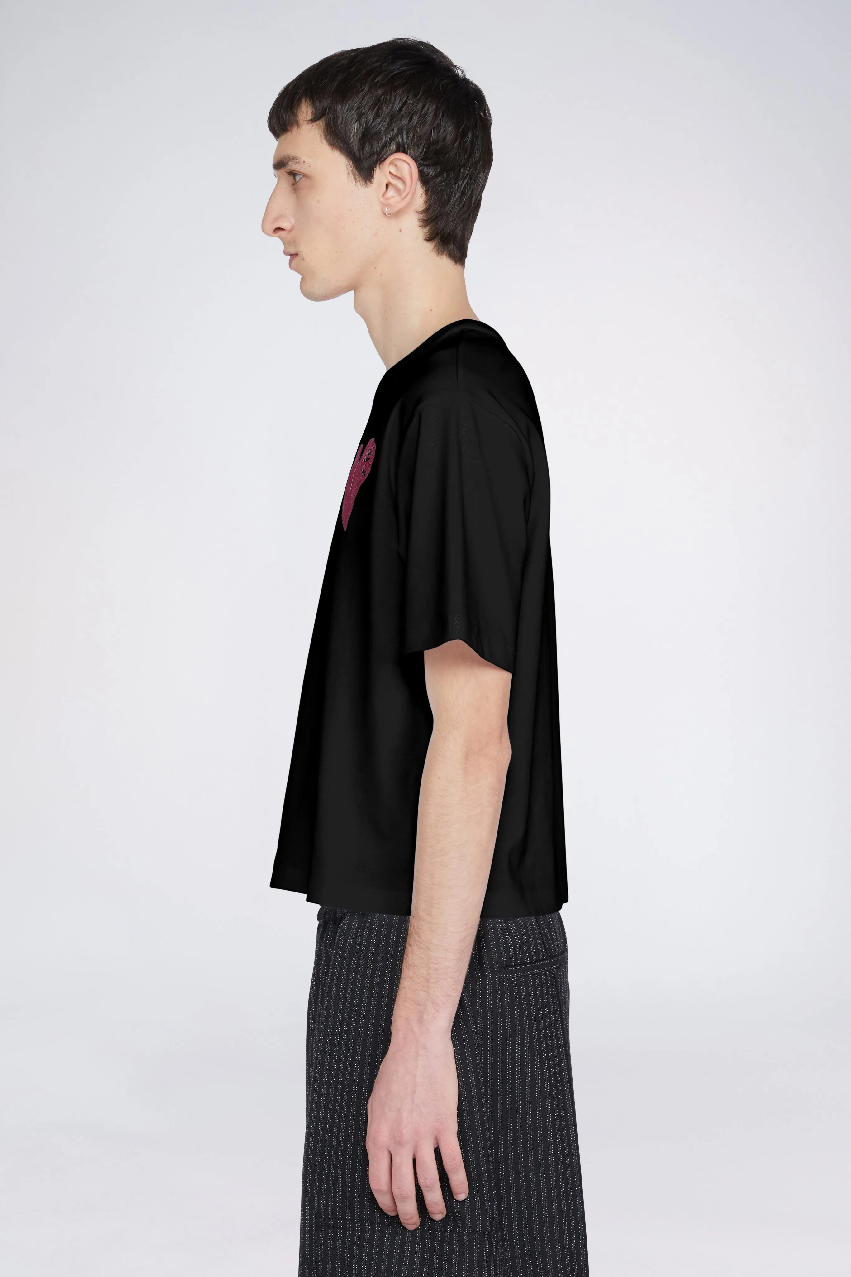 Heart T-shirt Black sold by Antonio Marras product image thumbnail 3