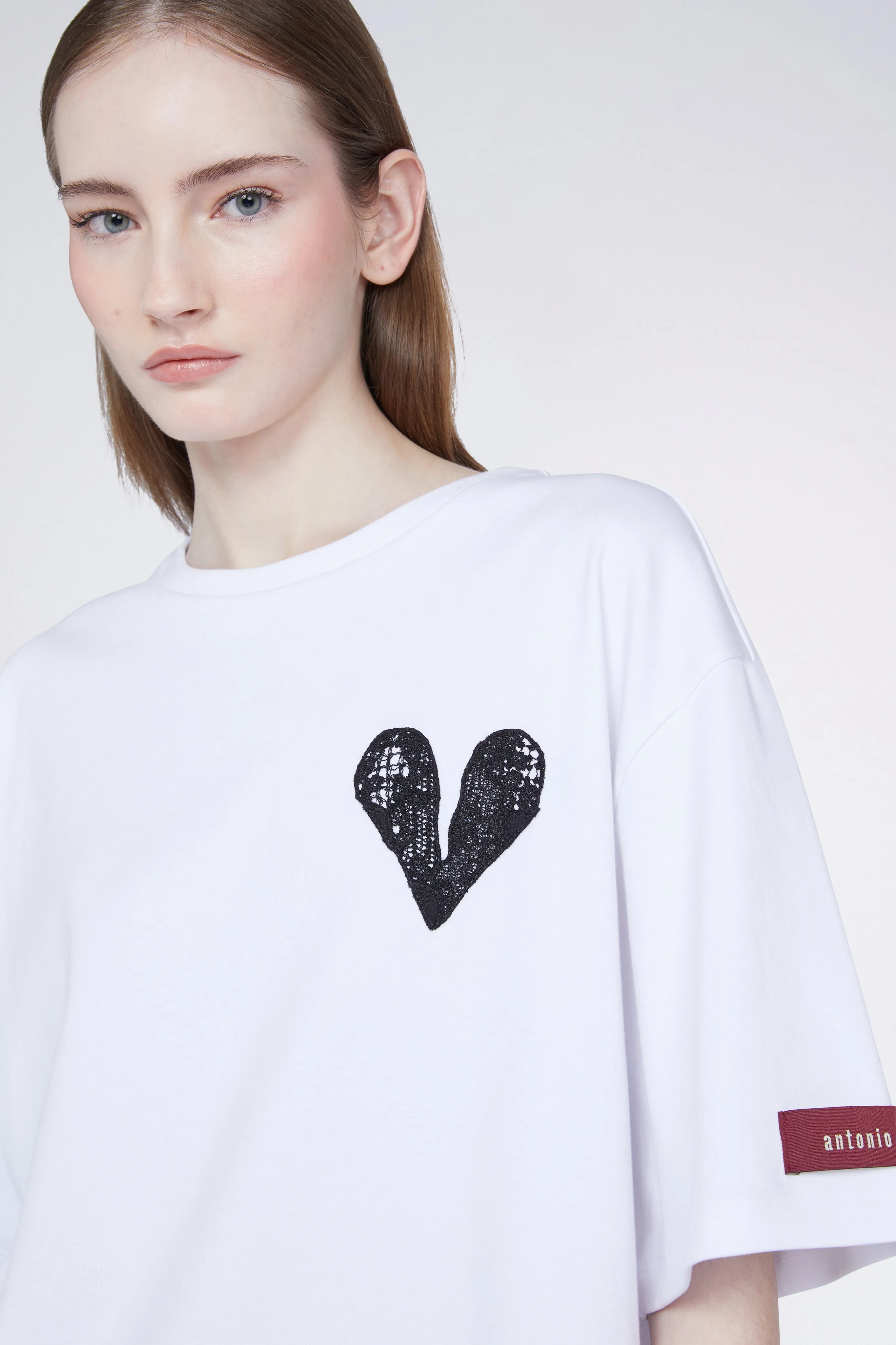 Heart T-shirt White sold by Antonio Marras product image thumbnail 5