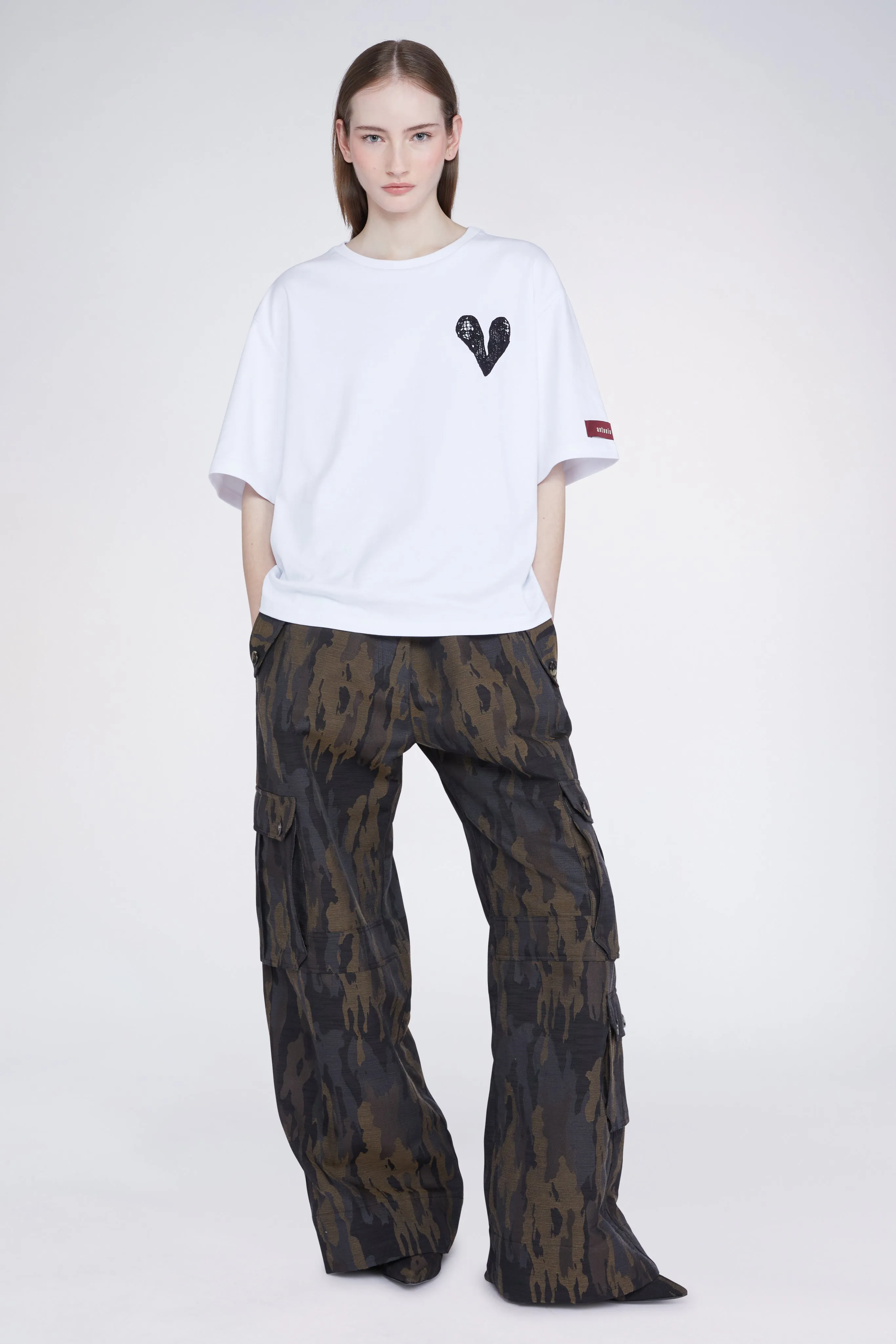 Heart T-shirt White sold by Antonio Marras product image thumbnail 2