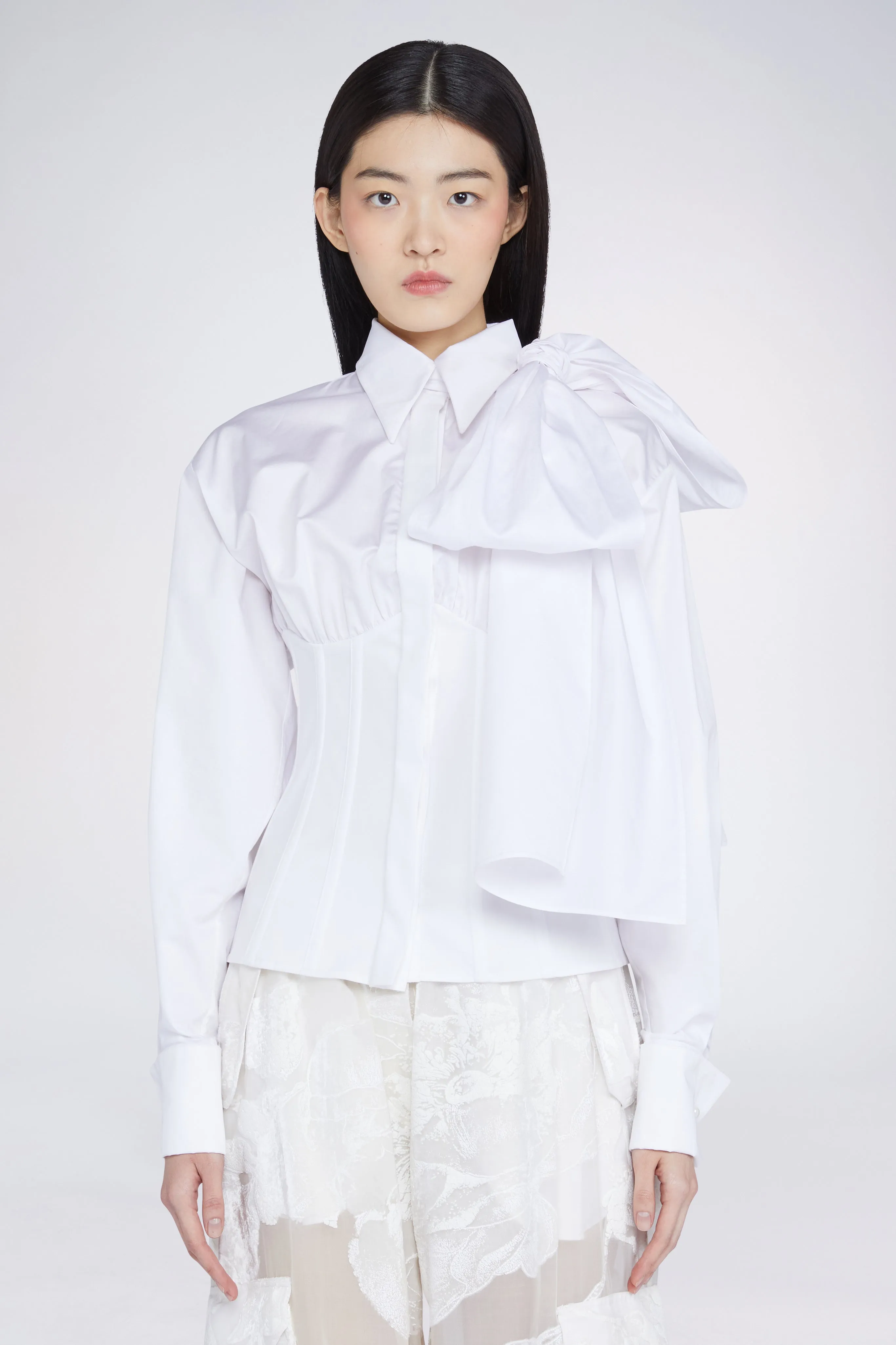White Shirt with Bow sold by Antonio Marras product image thumbnail 2