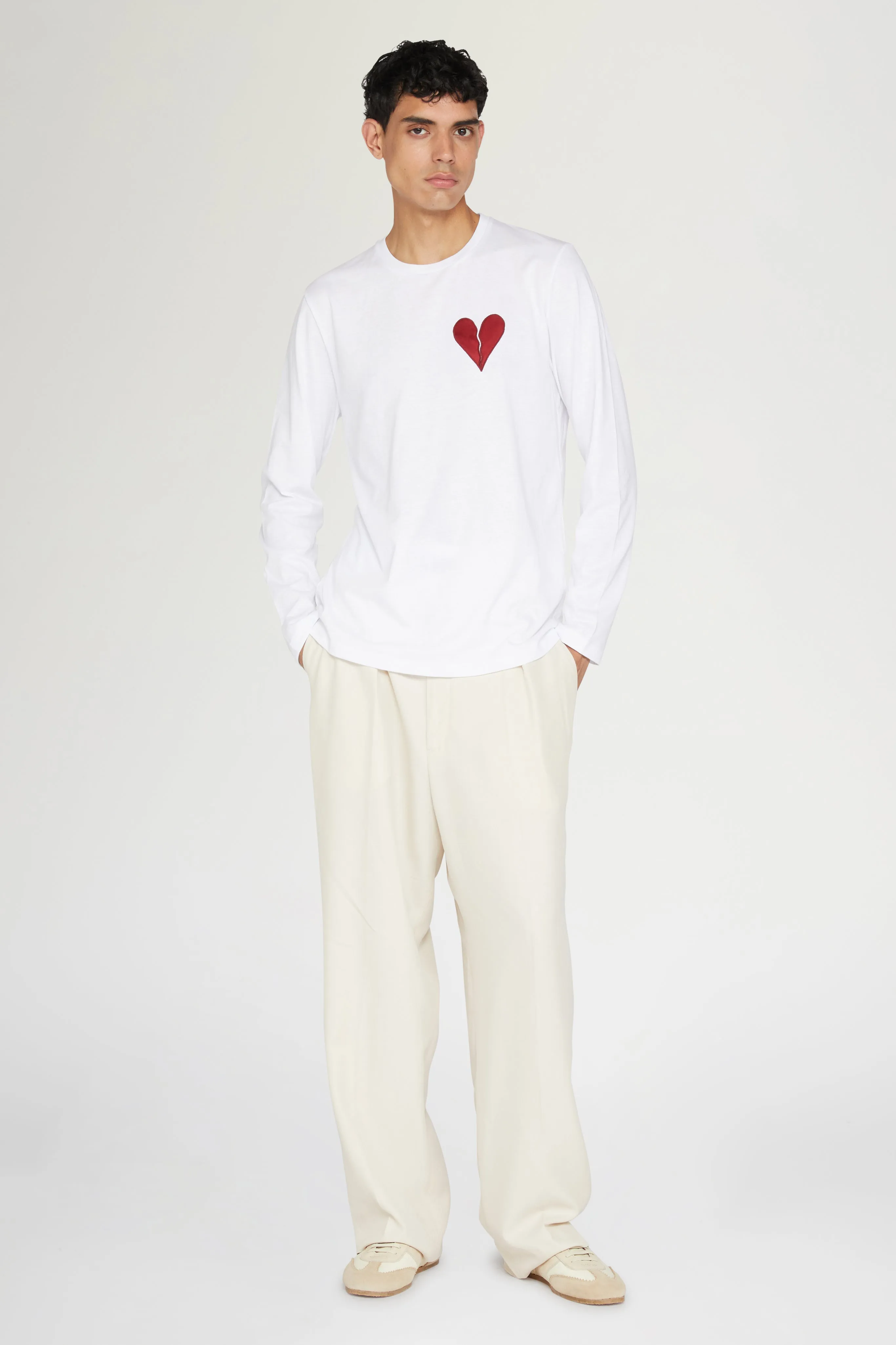 Broken Heart T-shirt Long White sold by Antonio Marras product image thumbnail 5