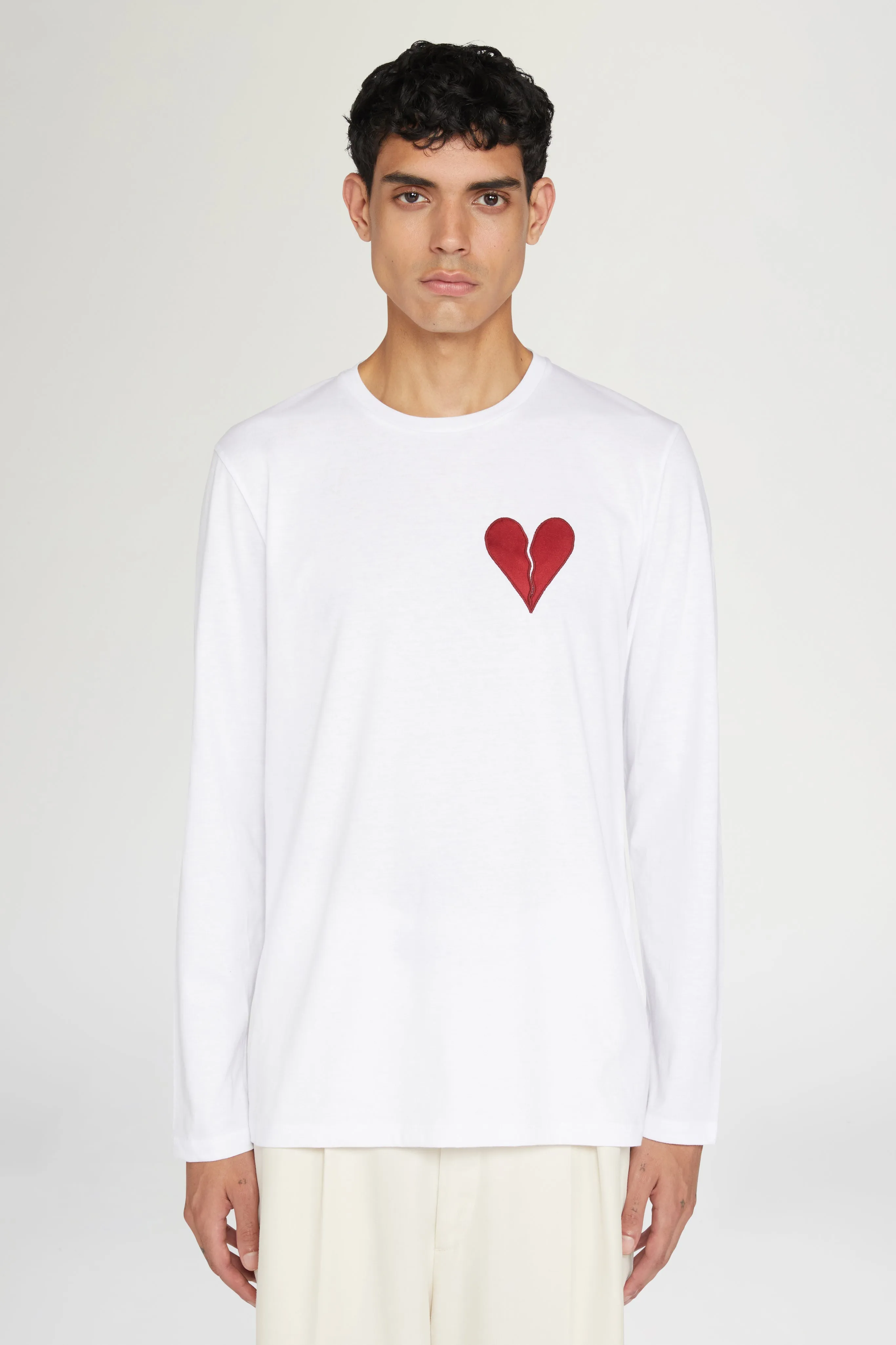Broken Heart T-shirt Long White sold by Antonio Marras product image thumbnail 3