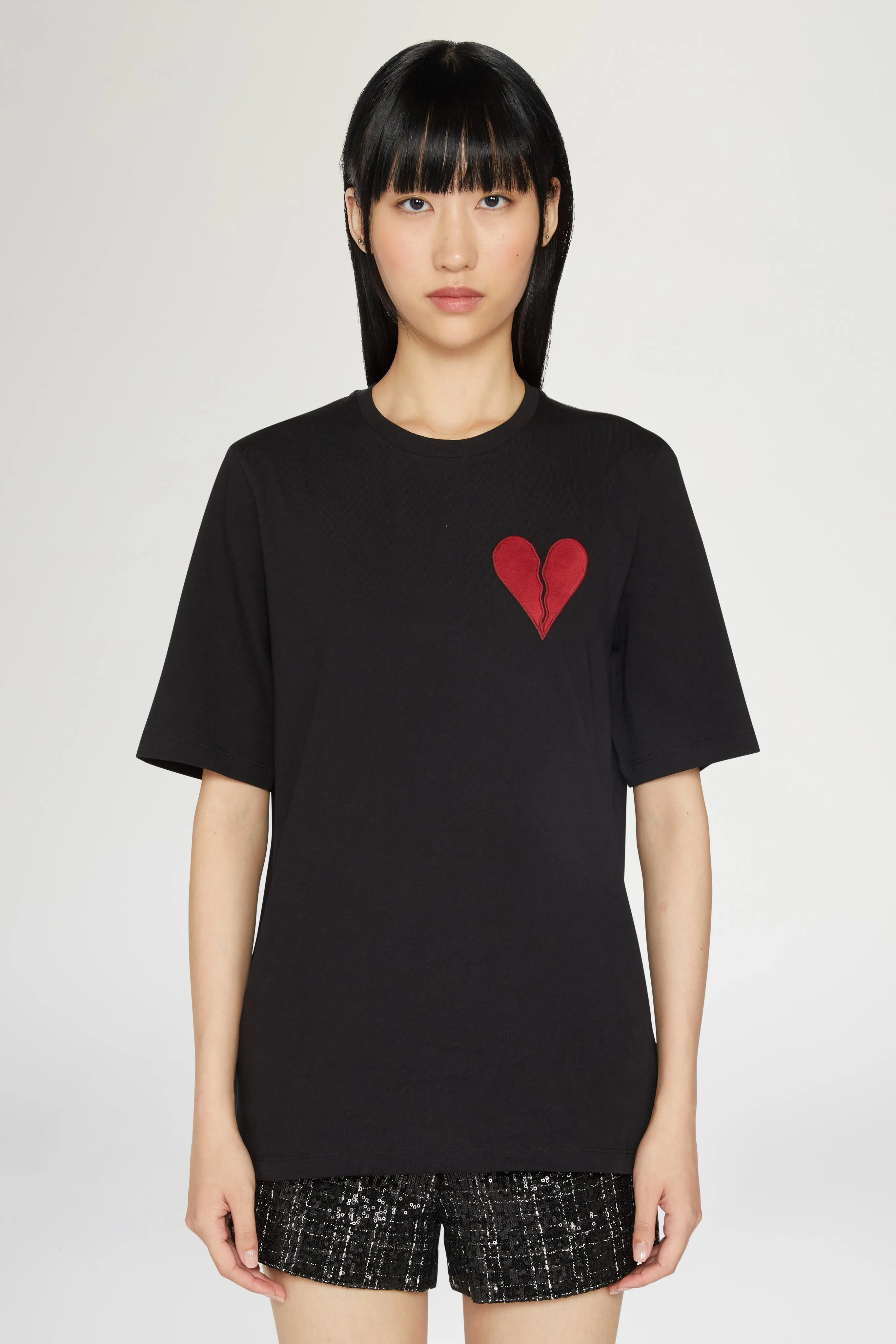 Broken Heart T-shirt Black sold by Antonio Marras product image thumbnail 2