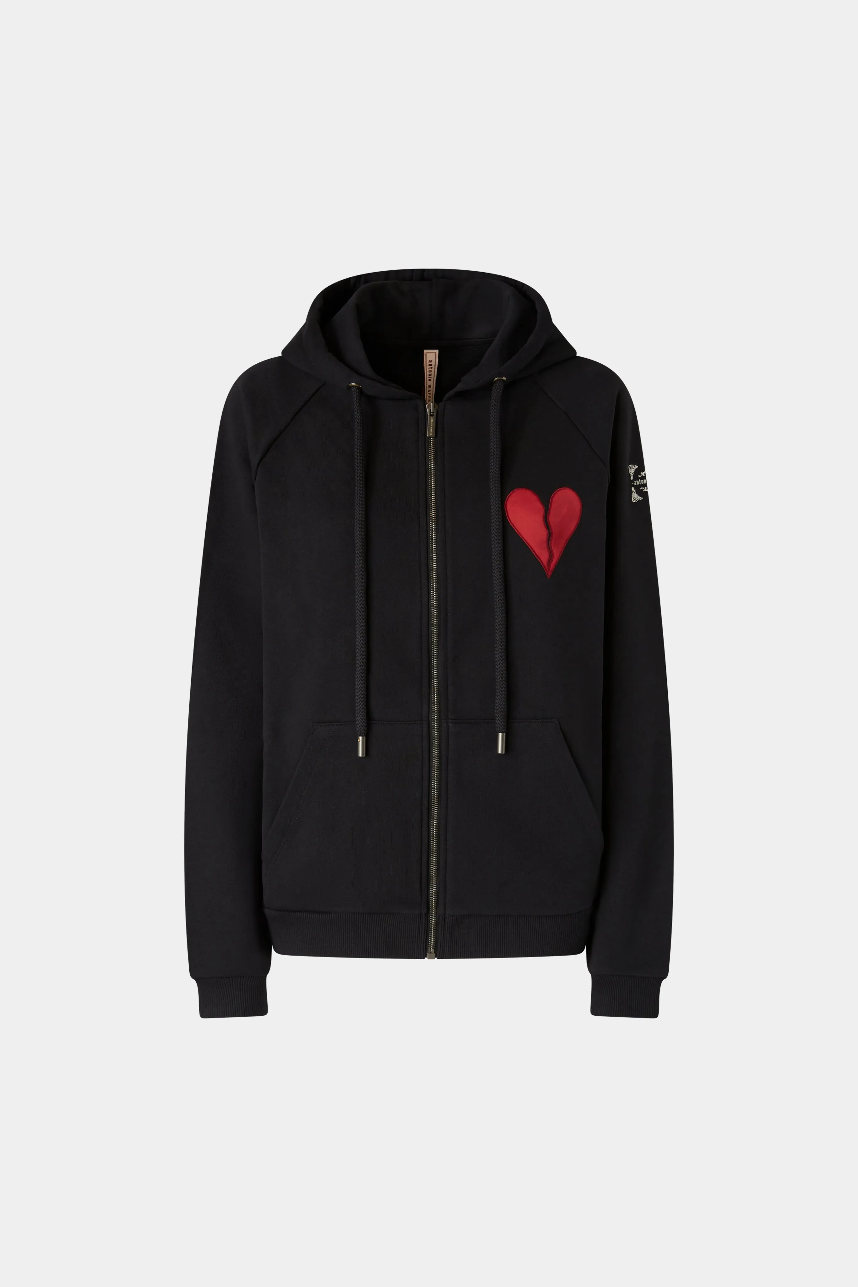 Broken Heart Hoodie with Zip sold by Antonio Marras
