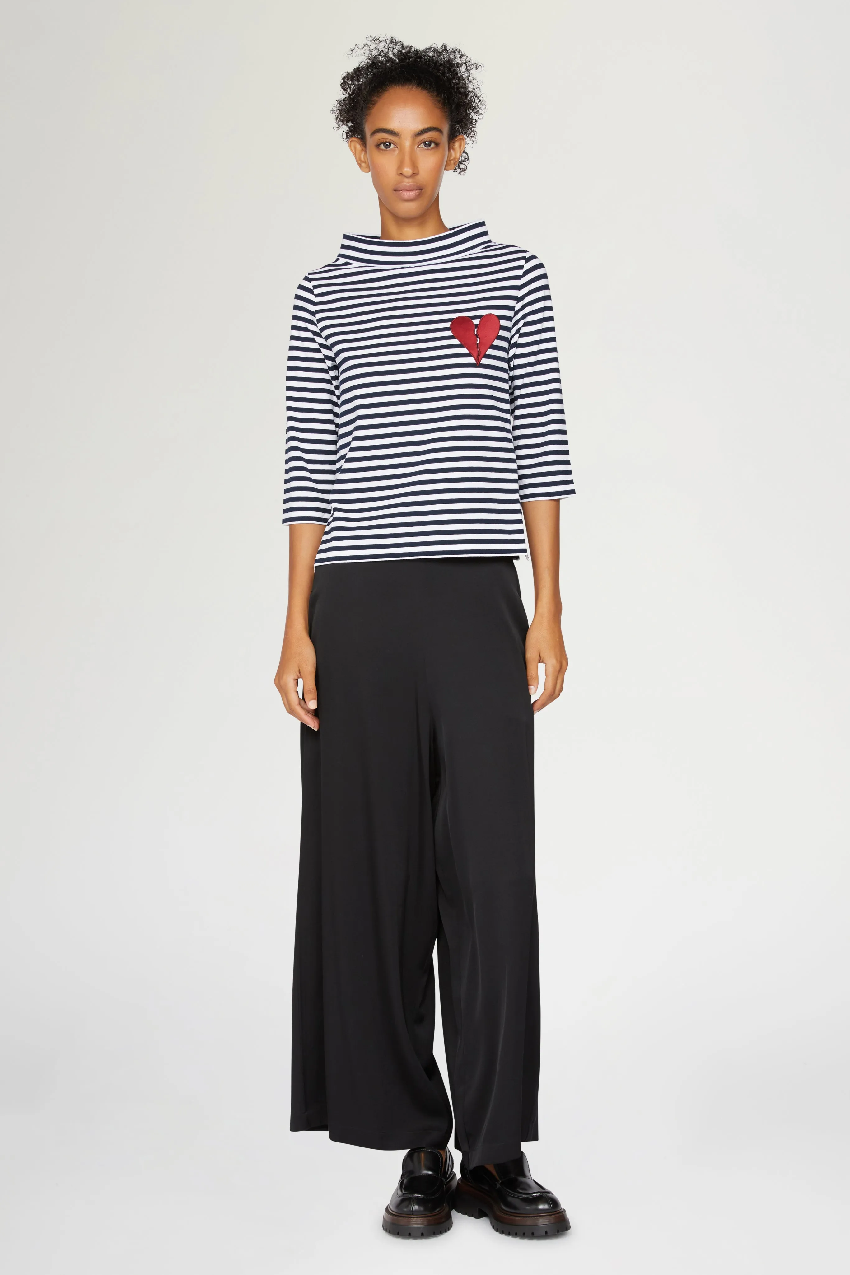 Broken Heart Striped 3/4 sleeve T-shirt sold by Antonio Marras product image thumbnail 3