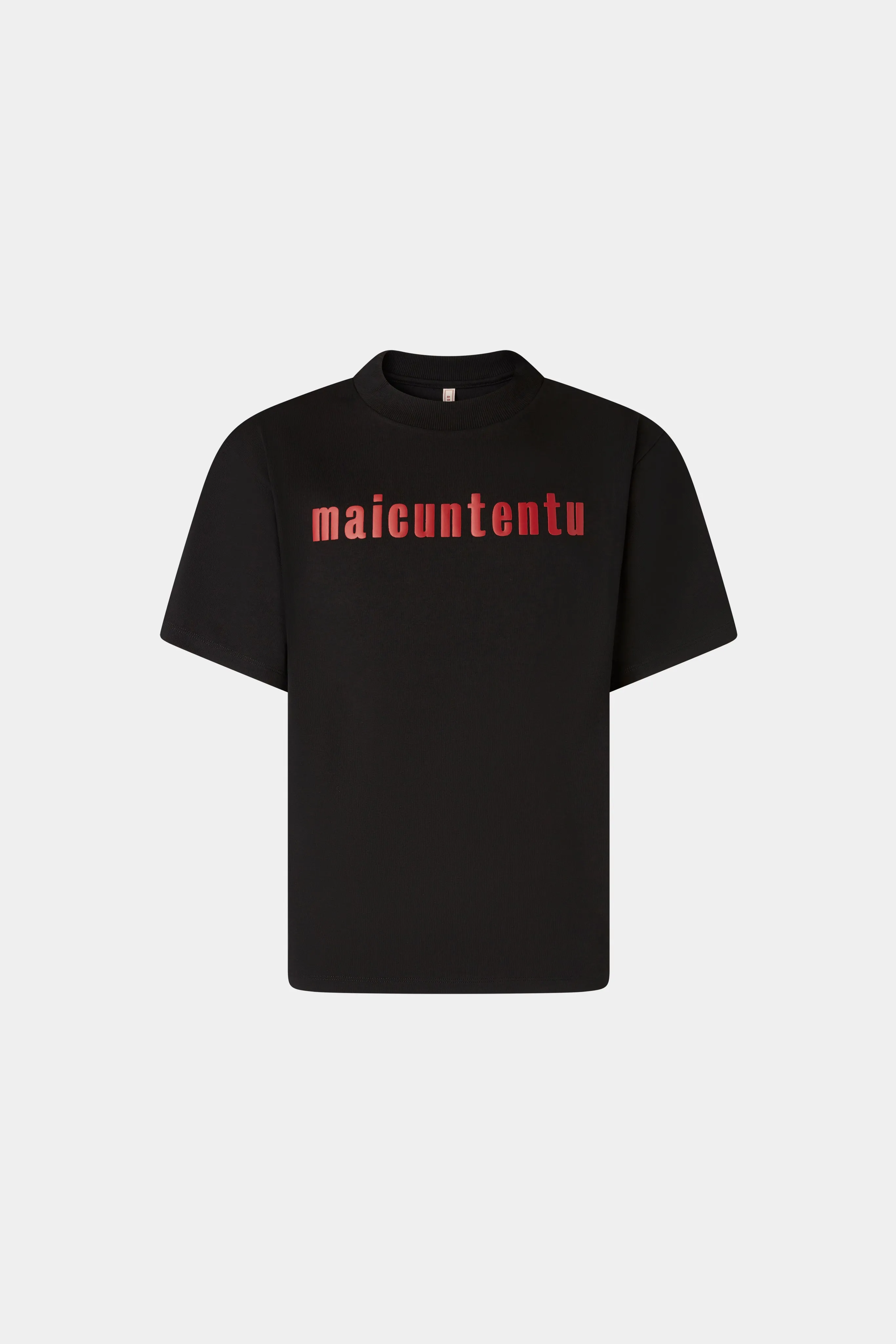 Maicuntentu Black T-shirt sold by Antonio Marras