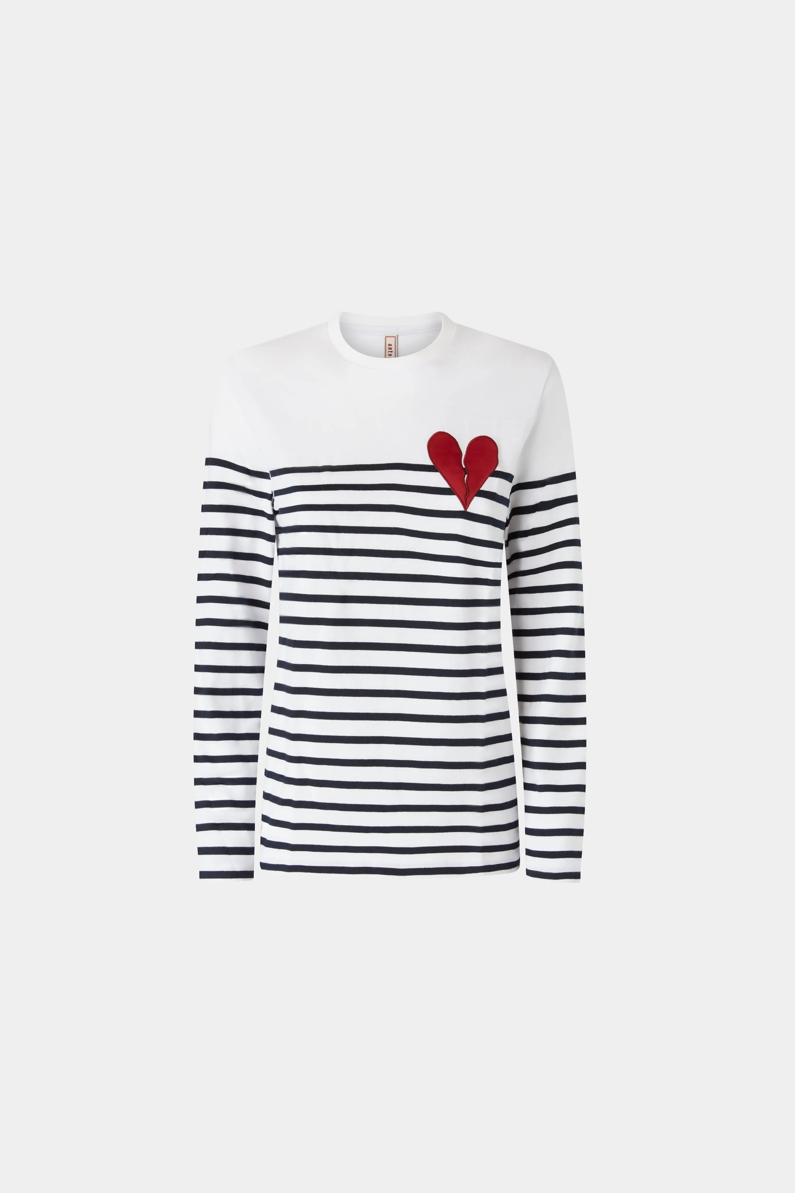 Broken Heart Stripe T-shirt Long sold by Antonio Marras
