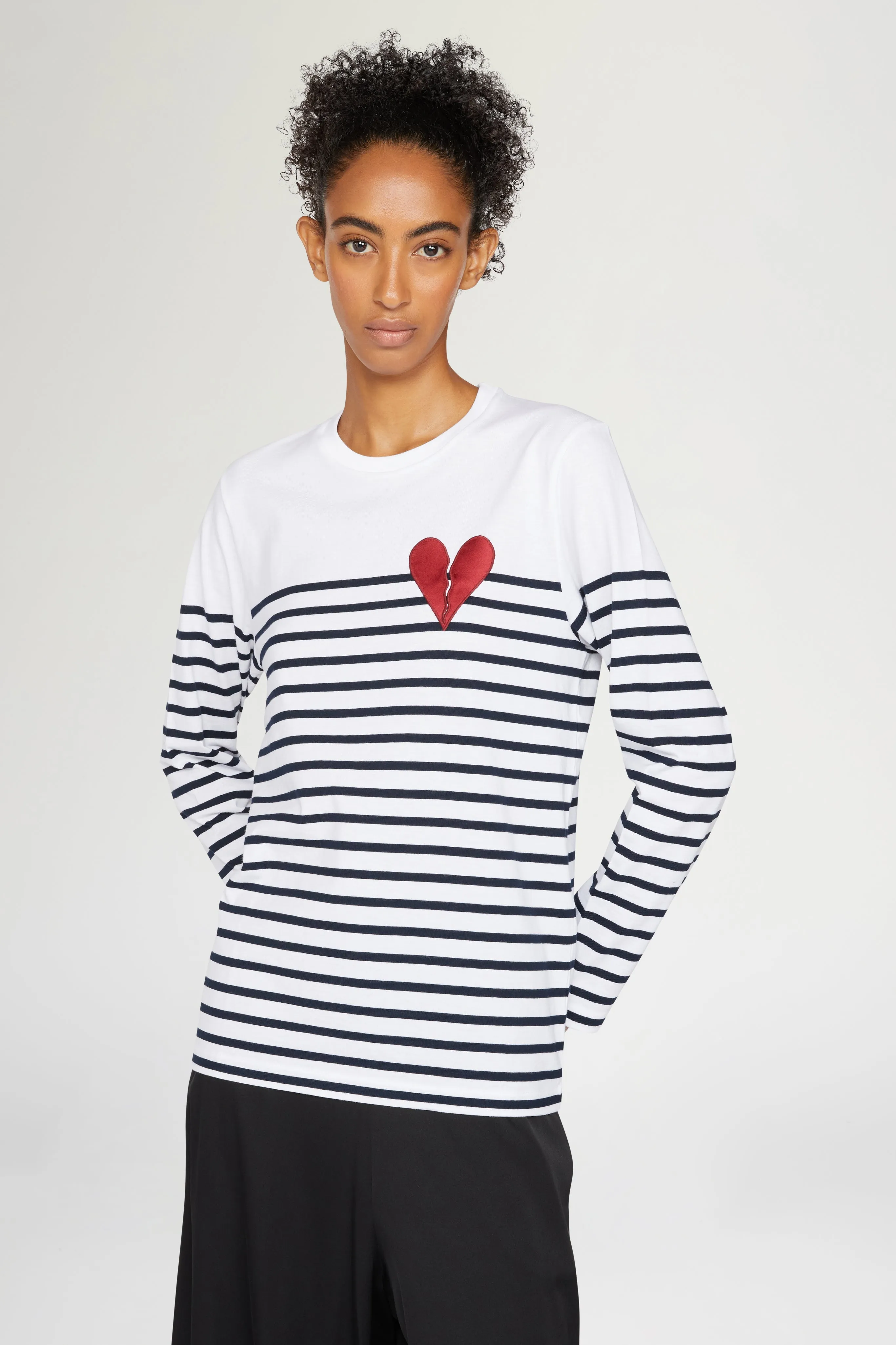 Broken Heart Stripe T-shirt Long sold by Antonio Marras product image thumbnail 2