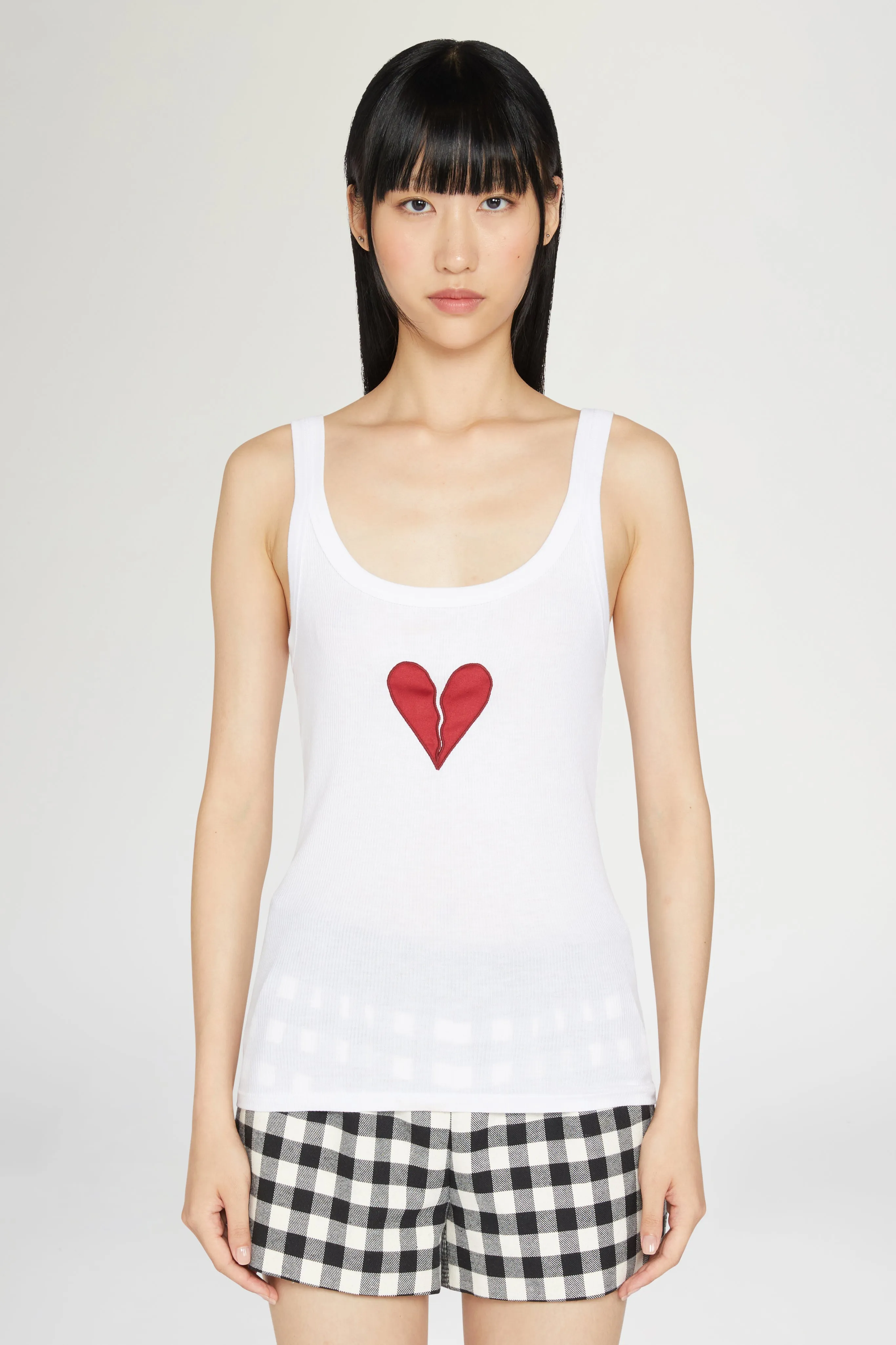 Broken Heart Tank Top White sold by Antonio Marras product image thumbnail 2
