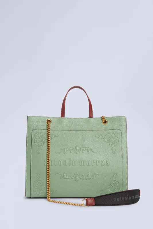 Sage Green Becca Bag Medium made by Antonio Marras