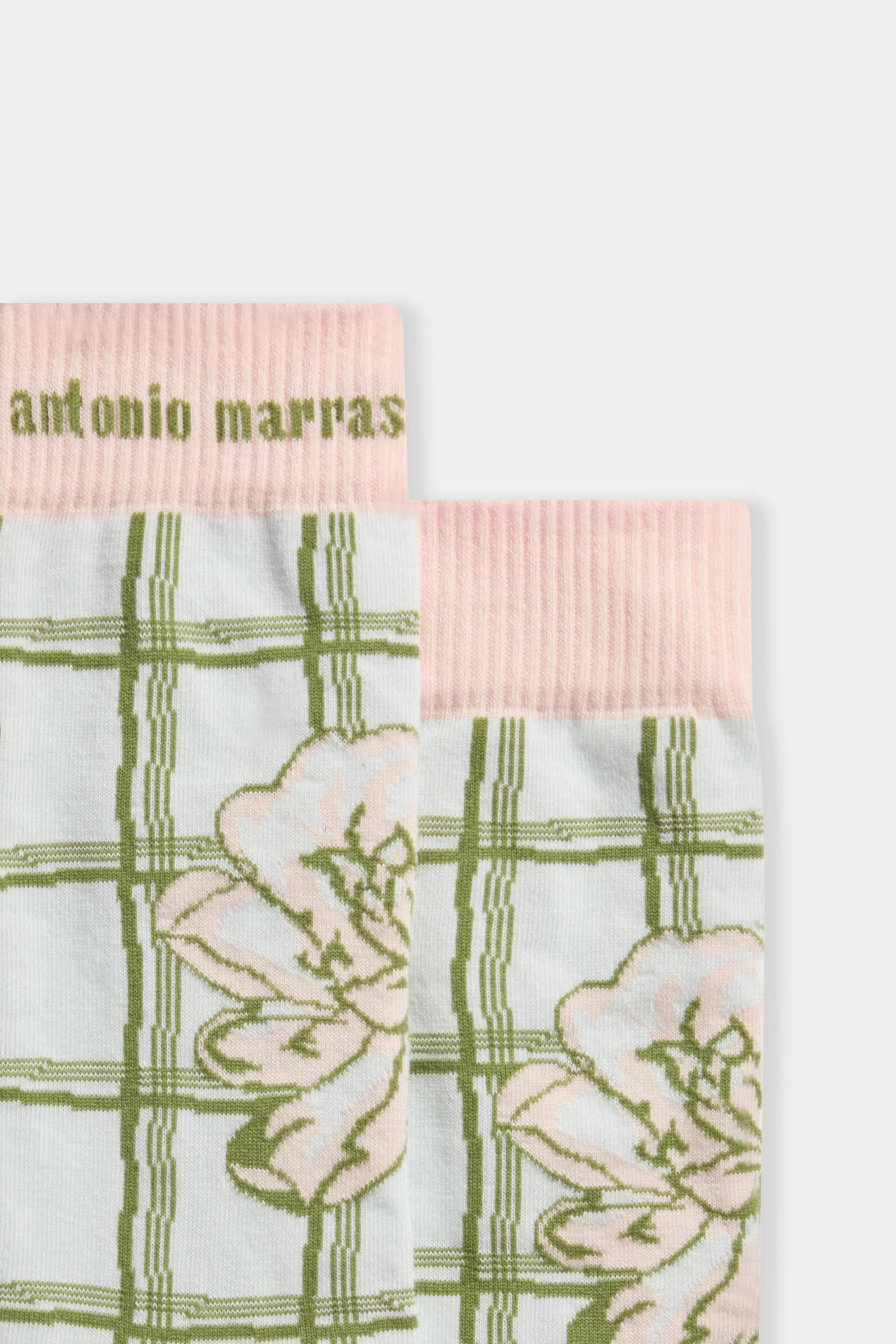 Light-blue Check & Rose Socks sold by Antonio Marras product image thumbnail 2