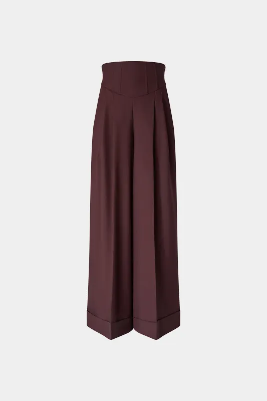 Wide-Leg Trousers With Corset Waist made by Antonio Marras