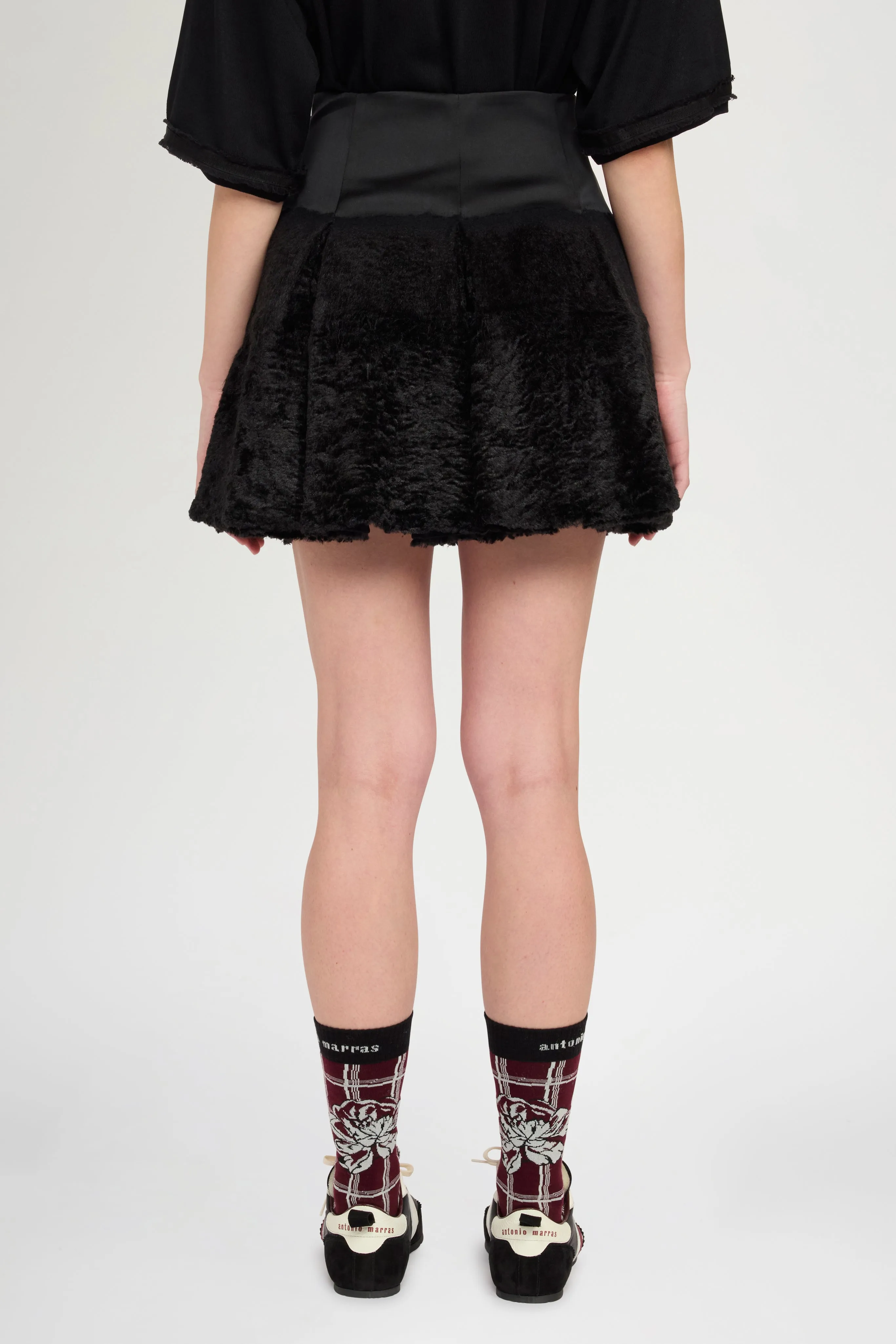 Short Duchesse Skirt With Fur Detail sold by Antonio Marras product image thumbnail 3