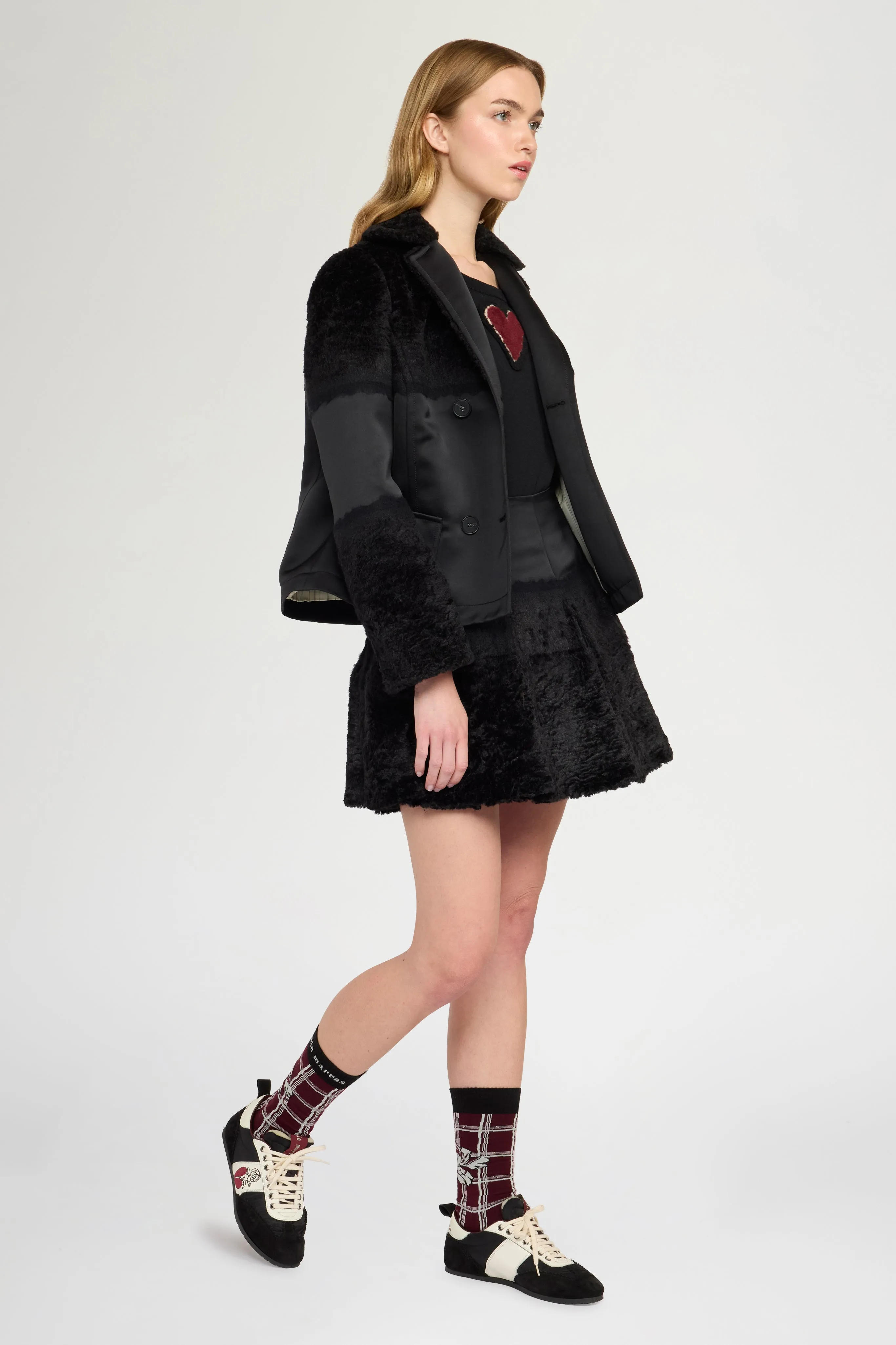 Short Duchesse Skirt With Fur Detail sold by Antonio Marras product image thumbnail 2