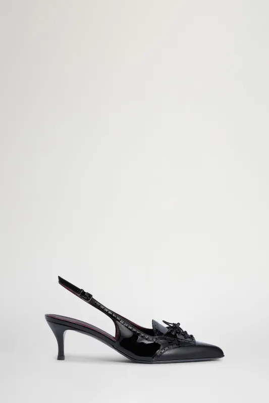 Black Slingback made by Antonio Marras