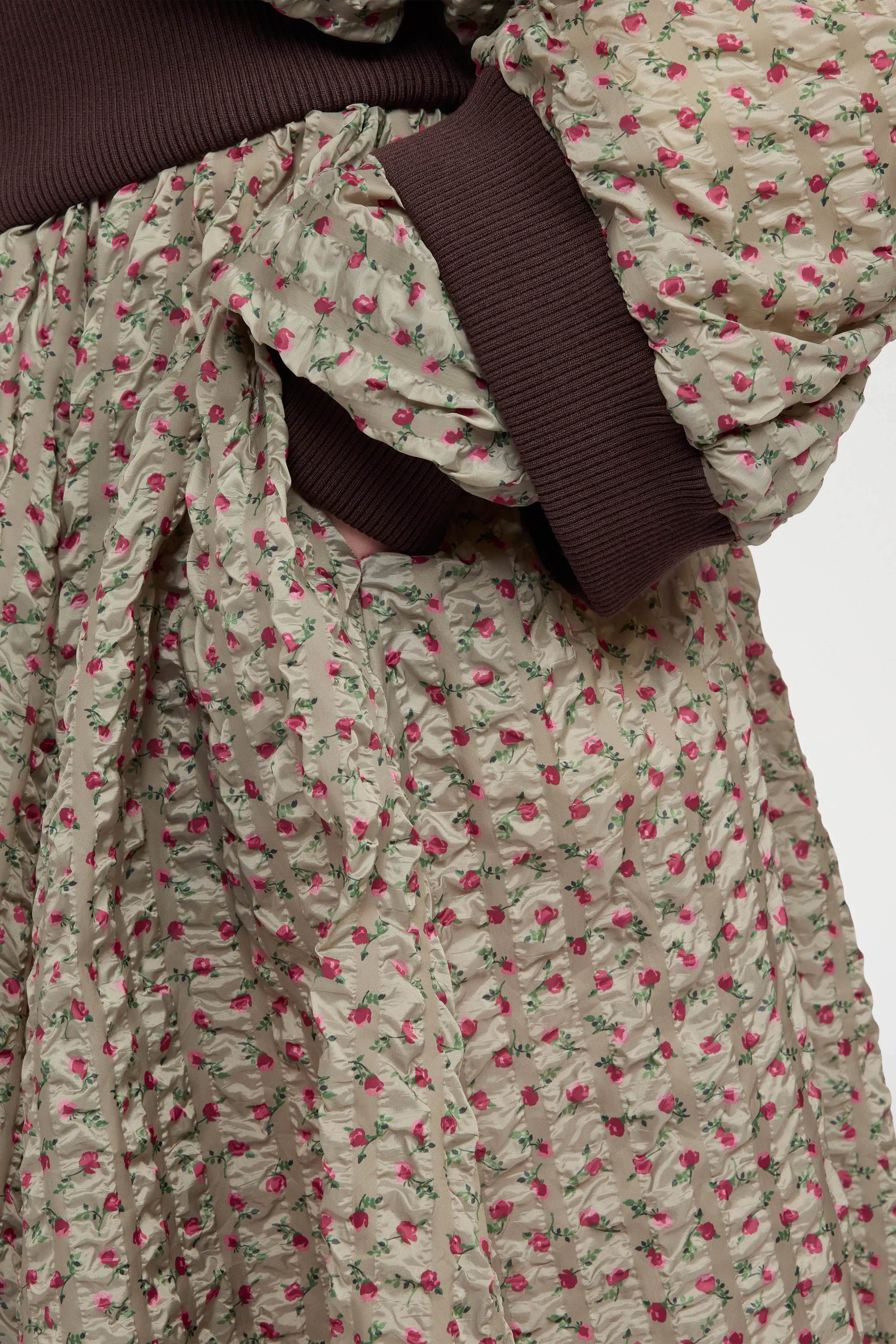 Flared Skirt in Embossed Printed Nylon sold by Antonio Marras product image thumbnail 3