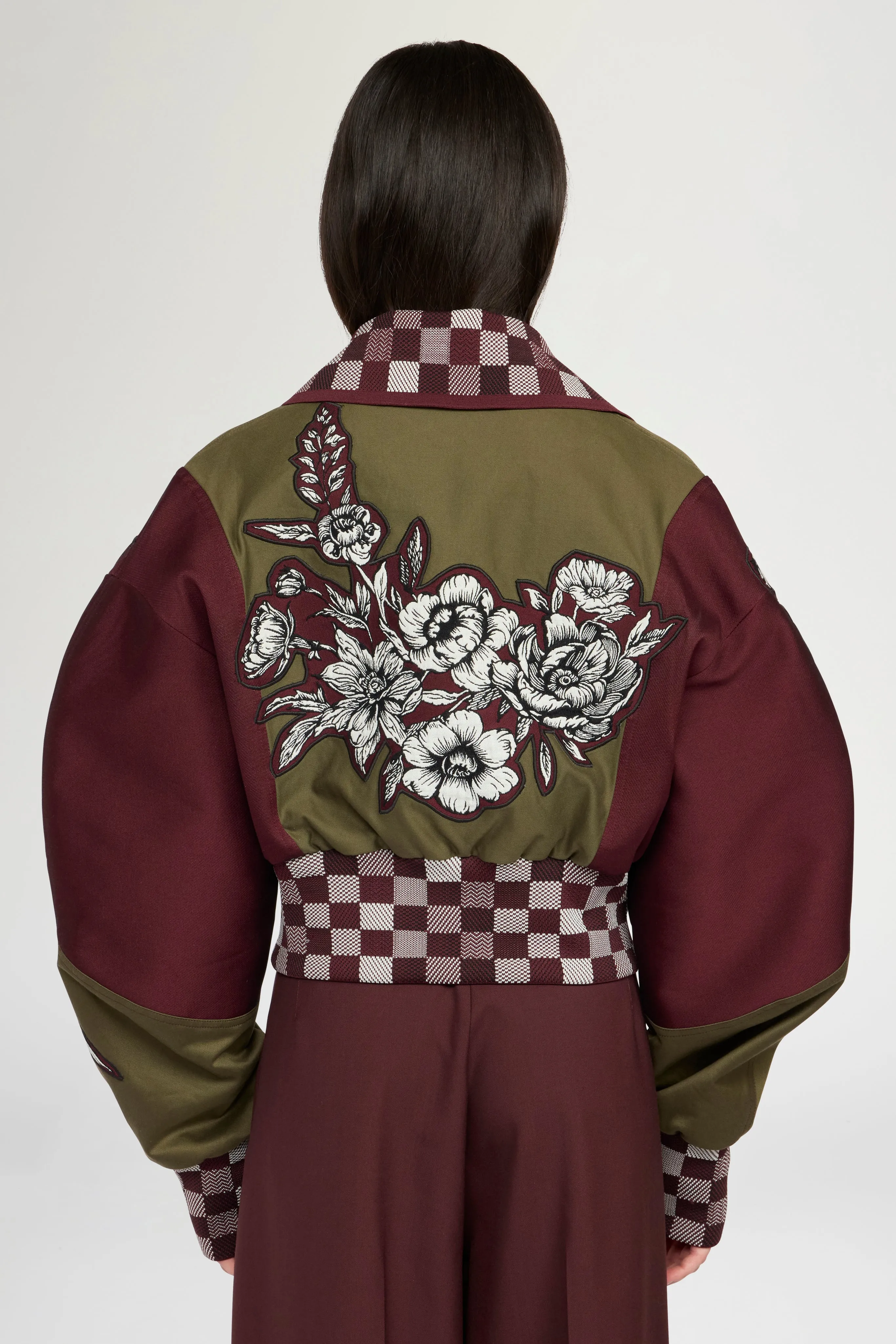 Parka Bomber with Floral Jacquard Details sold by Antonio Marras product image thumbnail 3