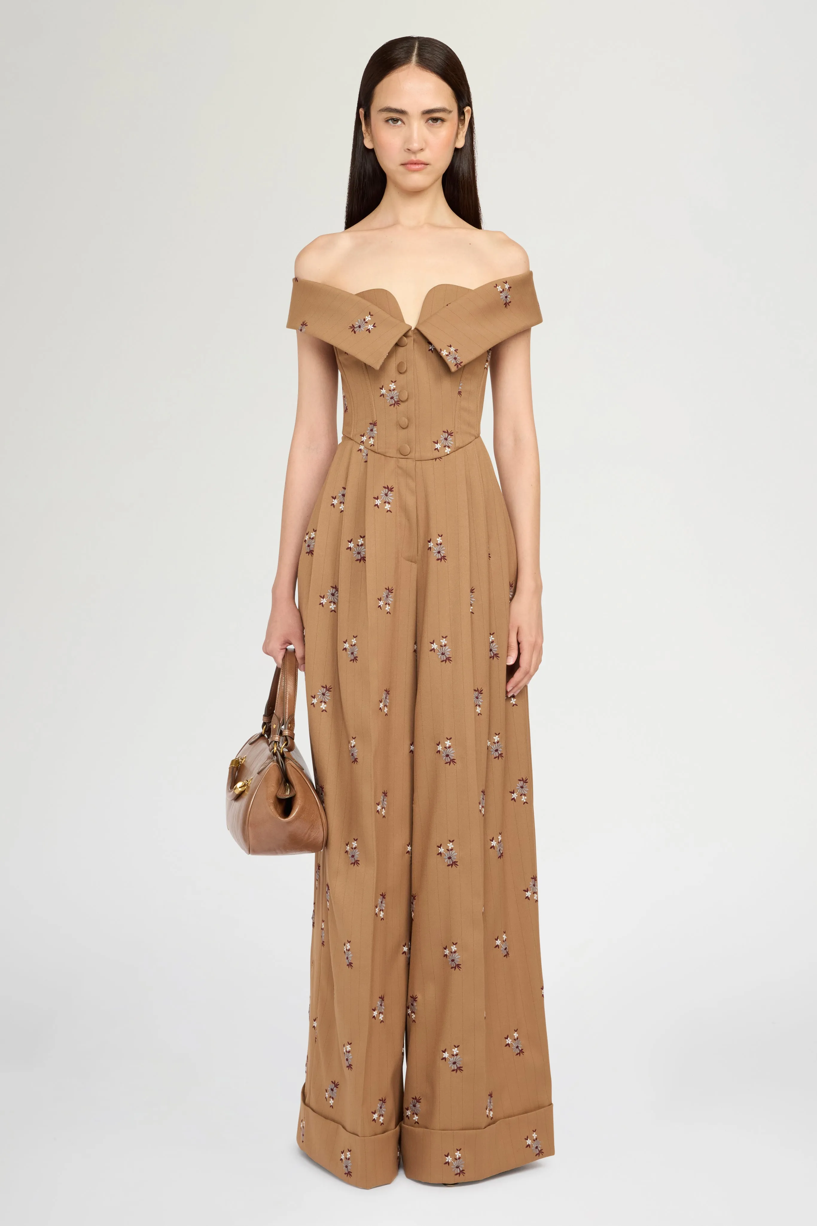 Corset Bodice Wide-Leg Jumpsuit sold by Antonio Marras product image thumbnail 2