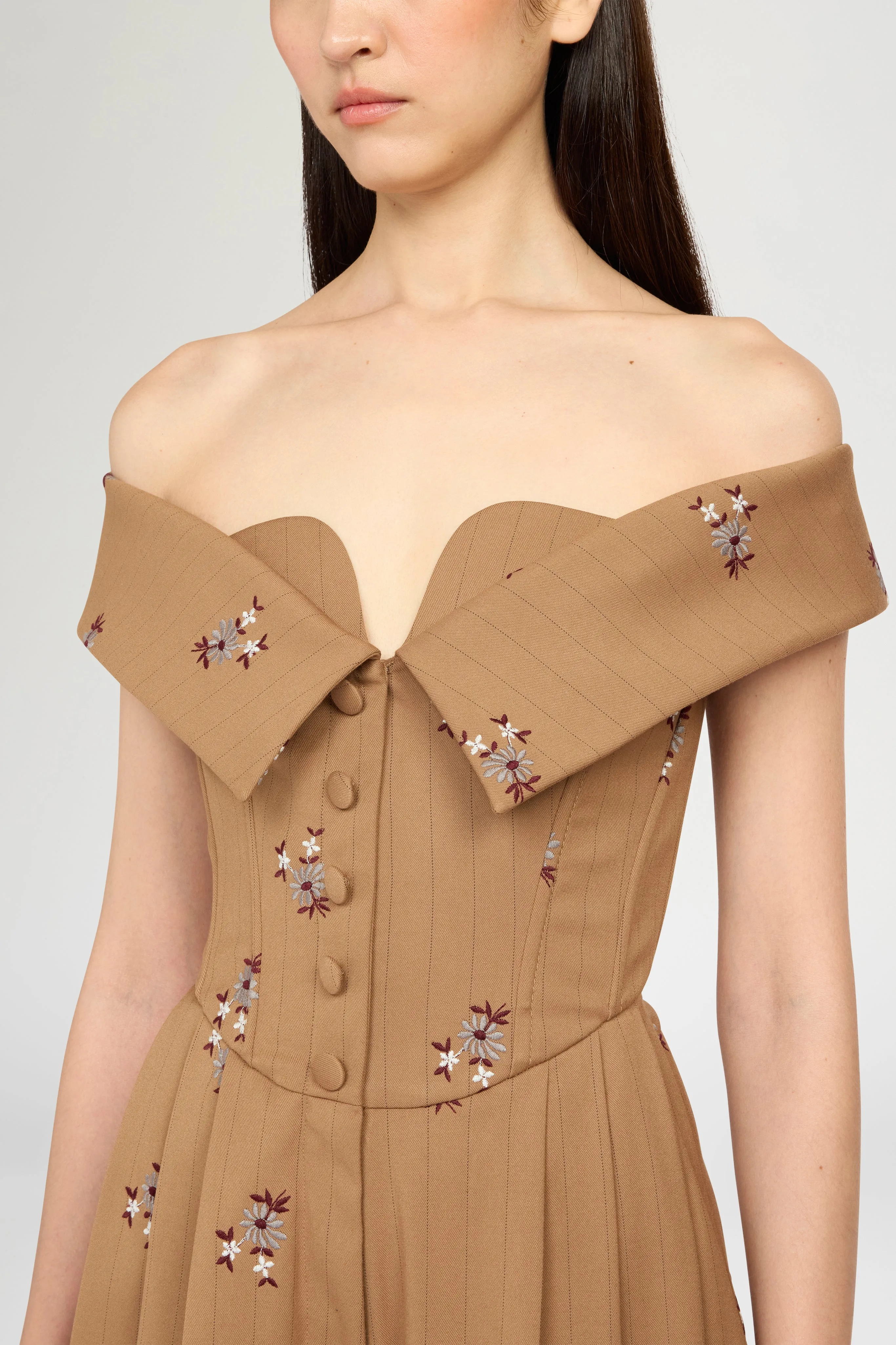Corset Bodice Wide-Leg Jumpsuit sold by Antonio Marras product image thumbnail 4