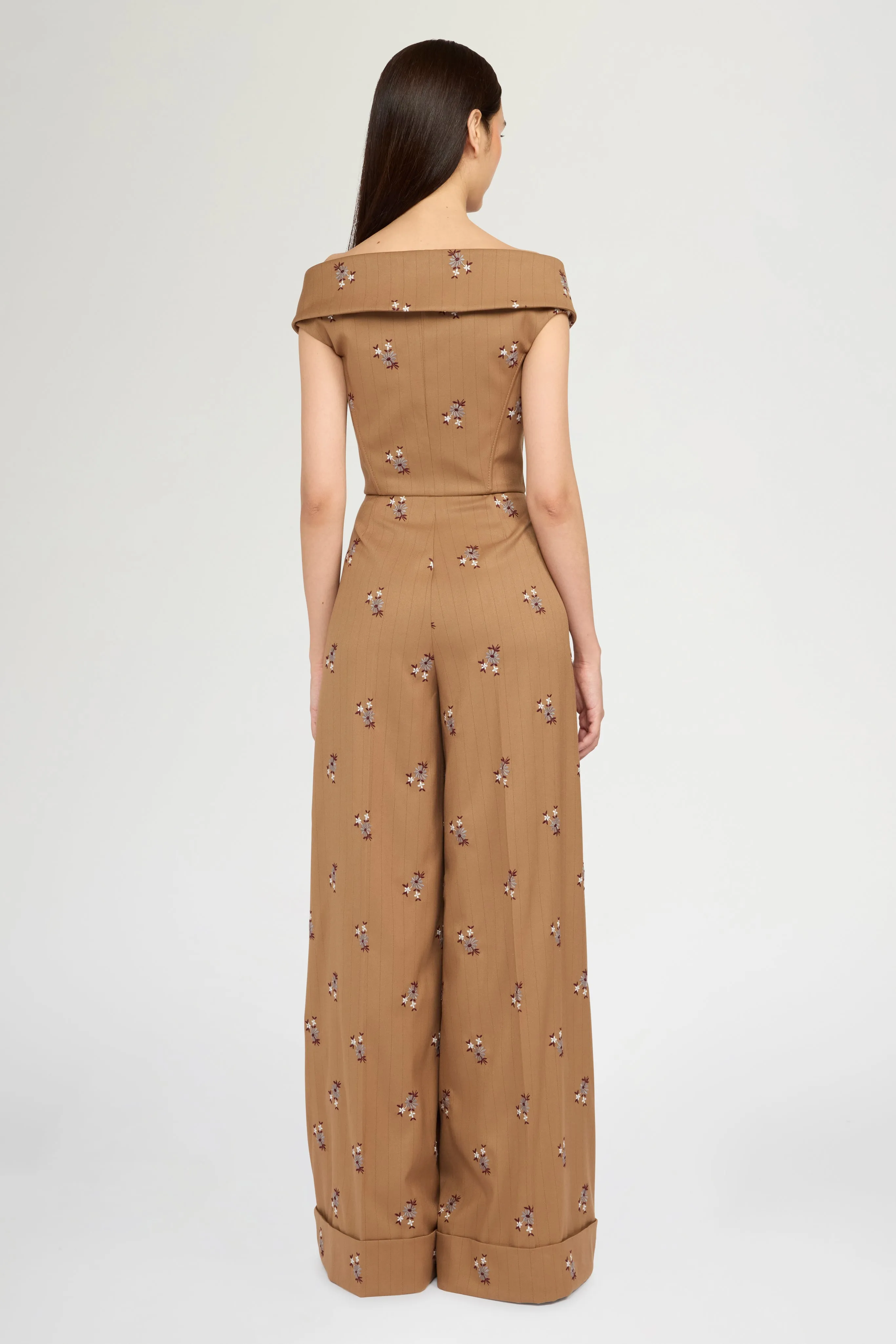 Corset Bodice Wide-Leg Jumpsuit sold by Antonio Marras product image thumbnail 3
