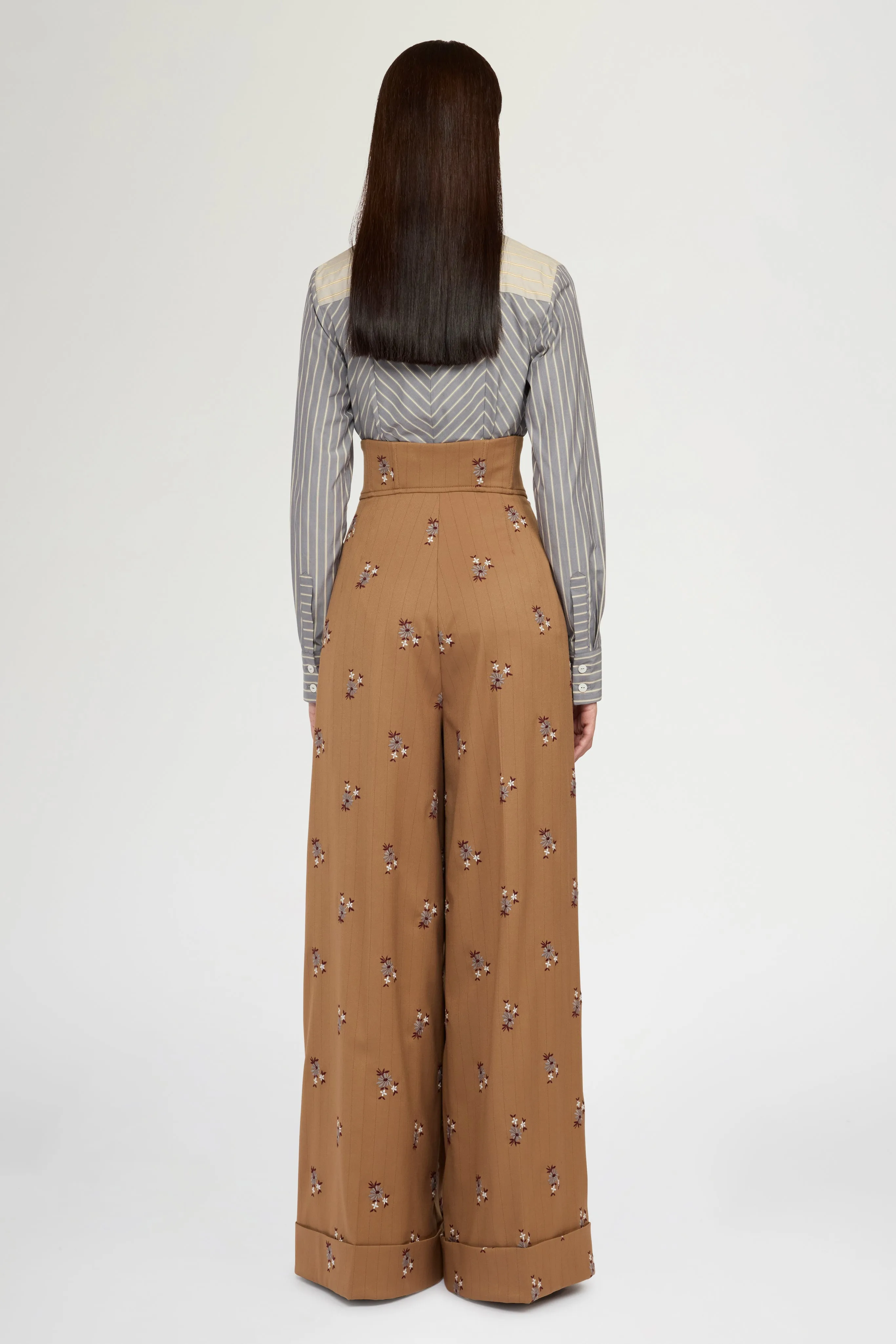 Corset-Style Palazzo Trousers sold by Antonio Marras product image thumbnail 3