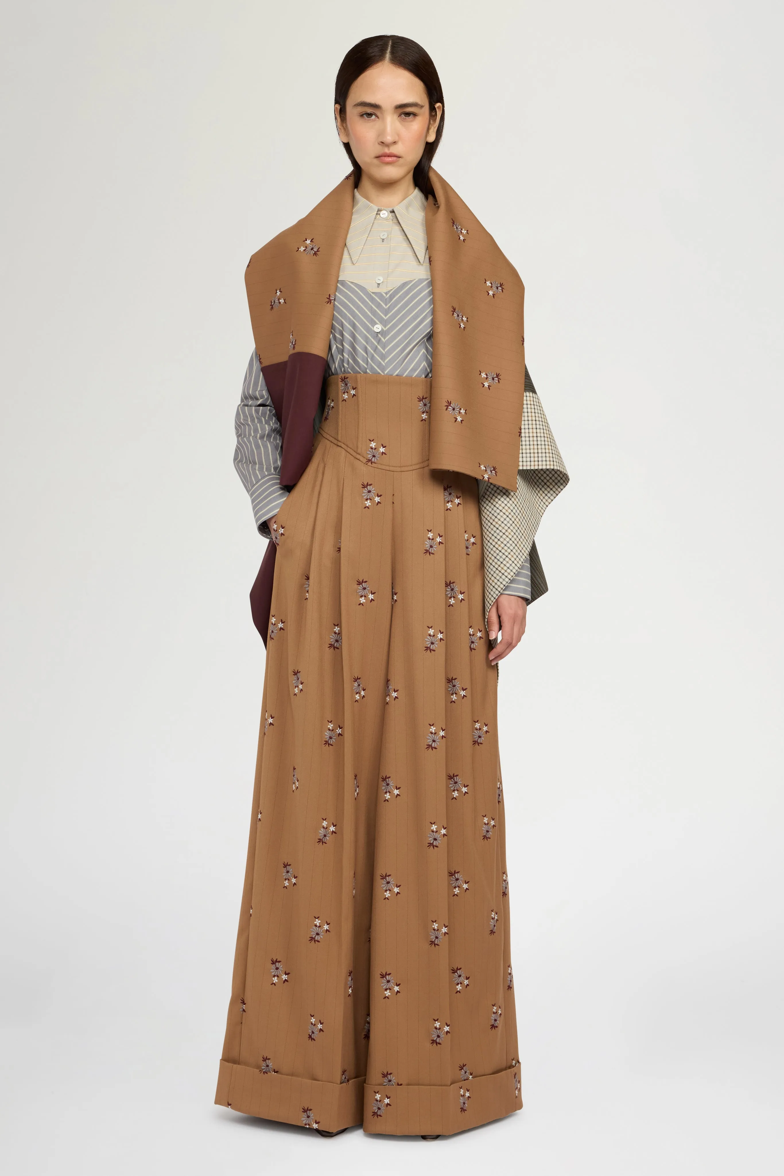 Corset-Style Palazzo Trousers sold by Antonio Marras product image thumbnail 2