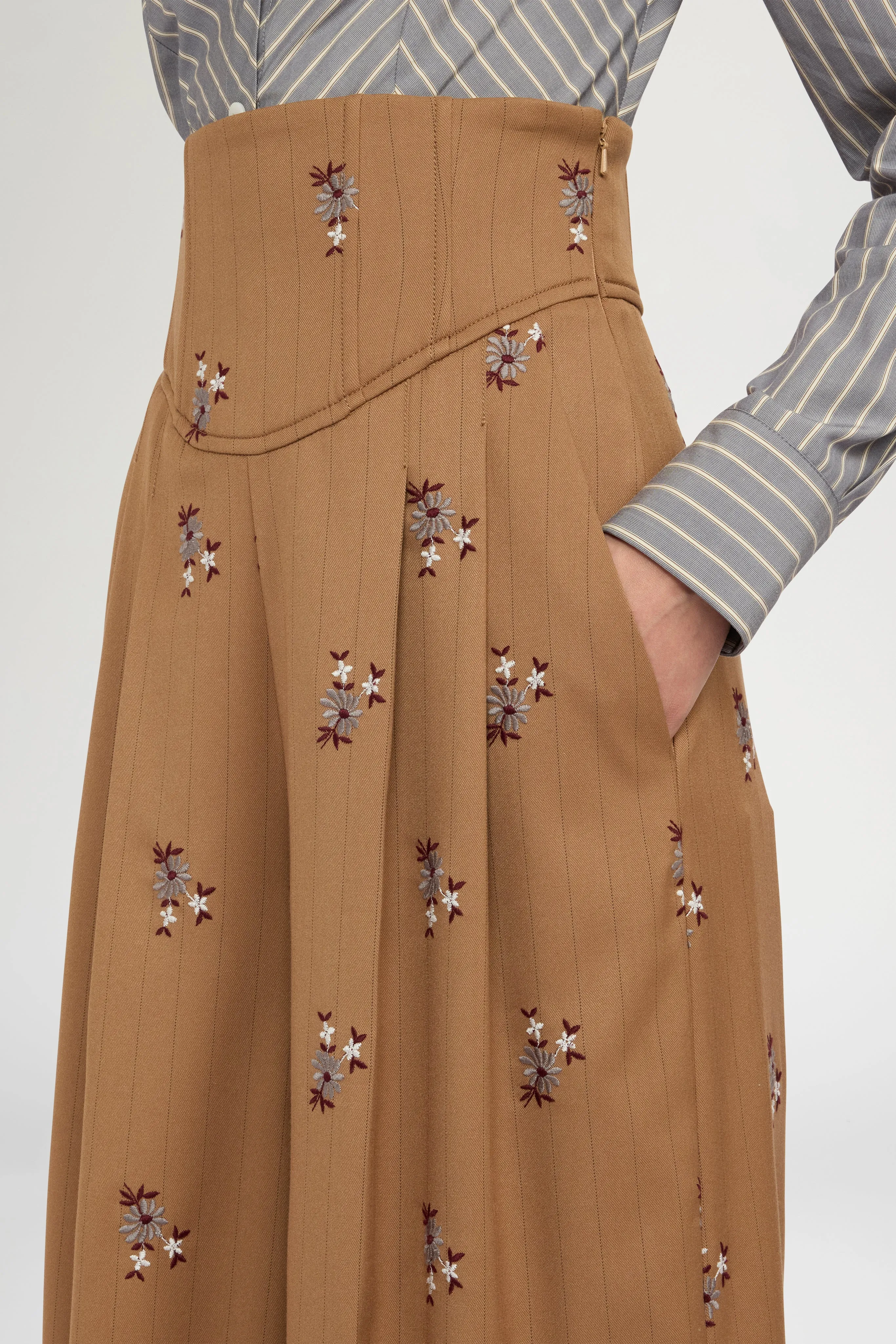 Corset-Style Palazzo Trousers sold by Antonio Marras product image thumbnail 4